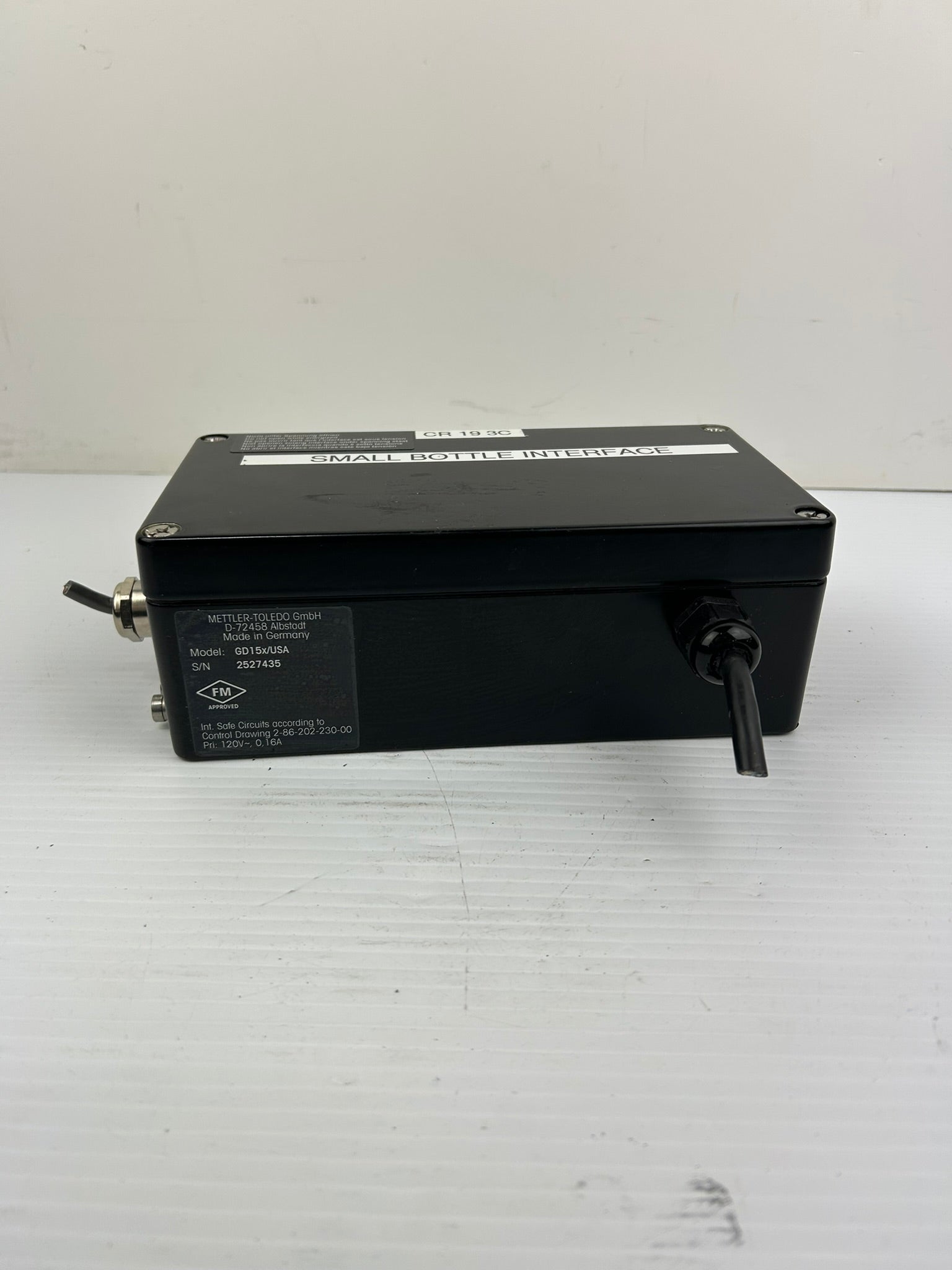 Mettler Toledo GD15X/USA Power Supply Converter D-72458 GmbH - No Cords