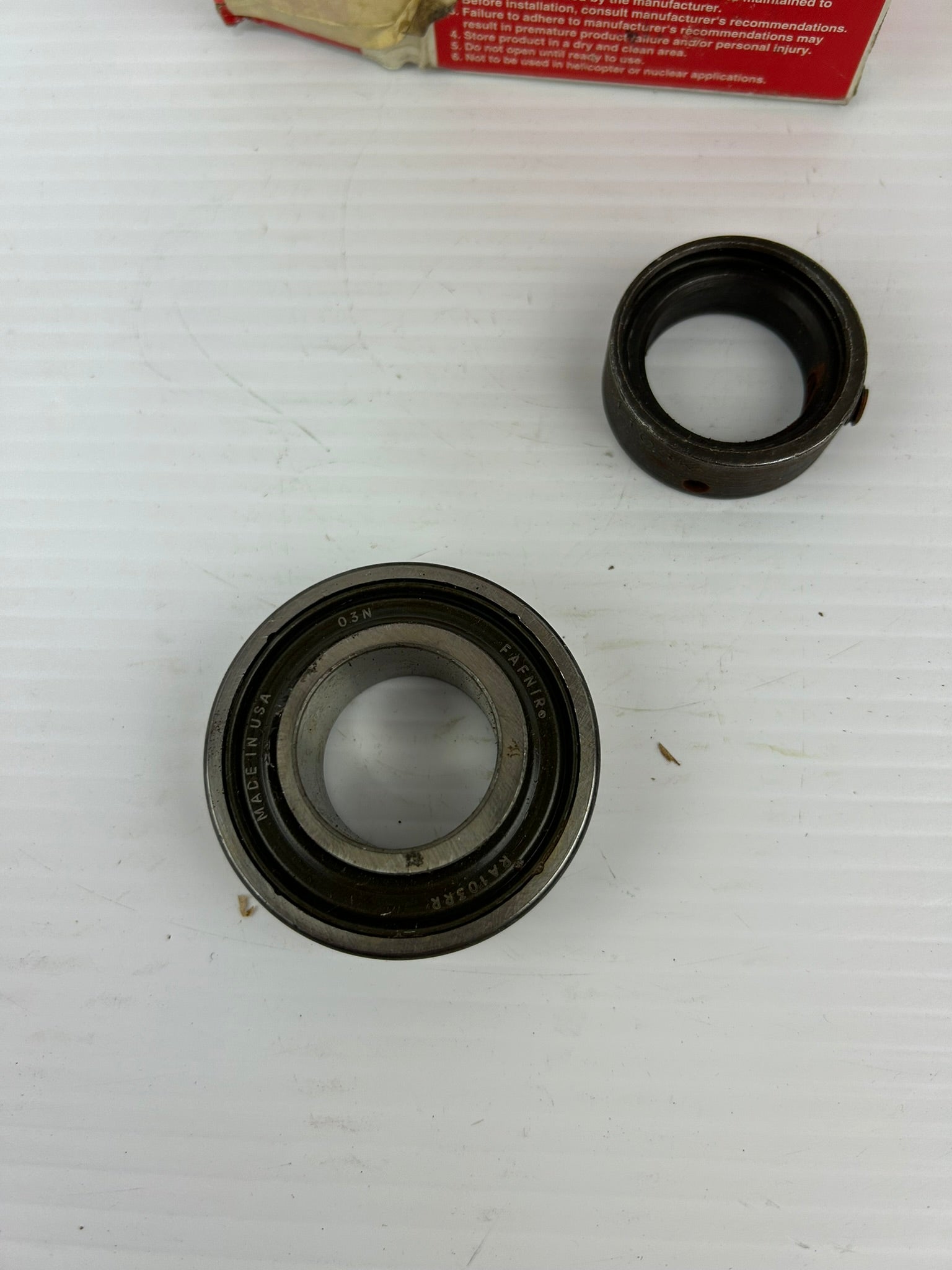 Fafnir RA103RR + COL Locking Collar Insert Bearing