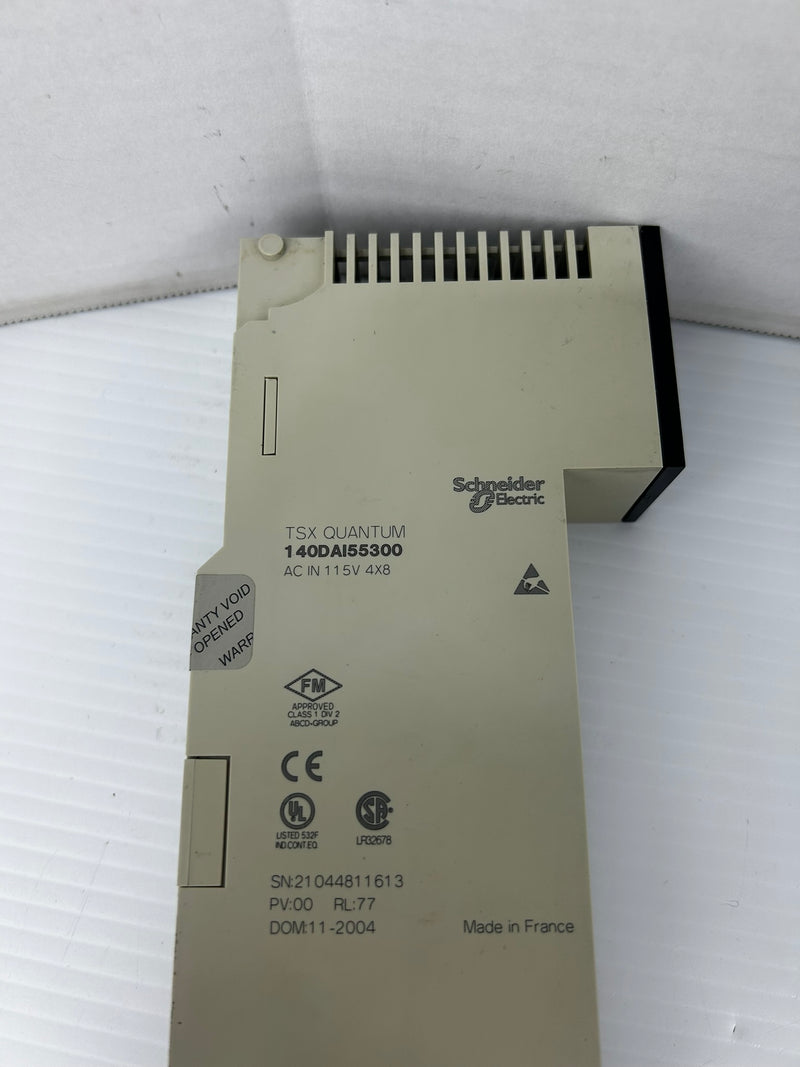 Schneider Electric 140DAI55300 Modicon Input Module 115V