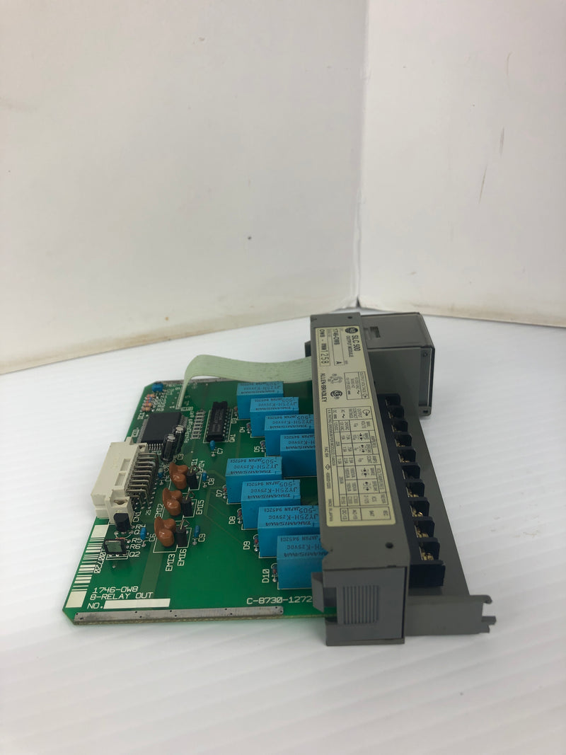 Allen-Bradley 1746-OW8 Output Module relay SLC 500 Ser. A 10-250VAC 15A 50/60Hz