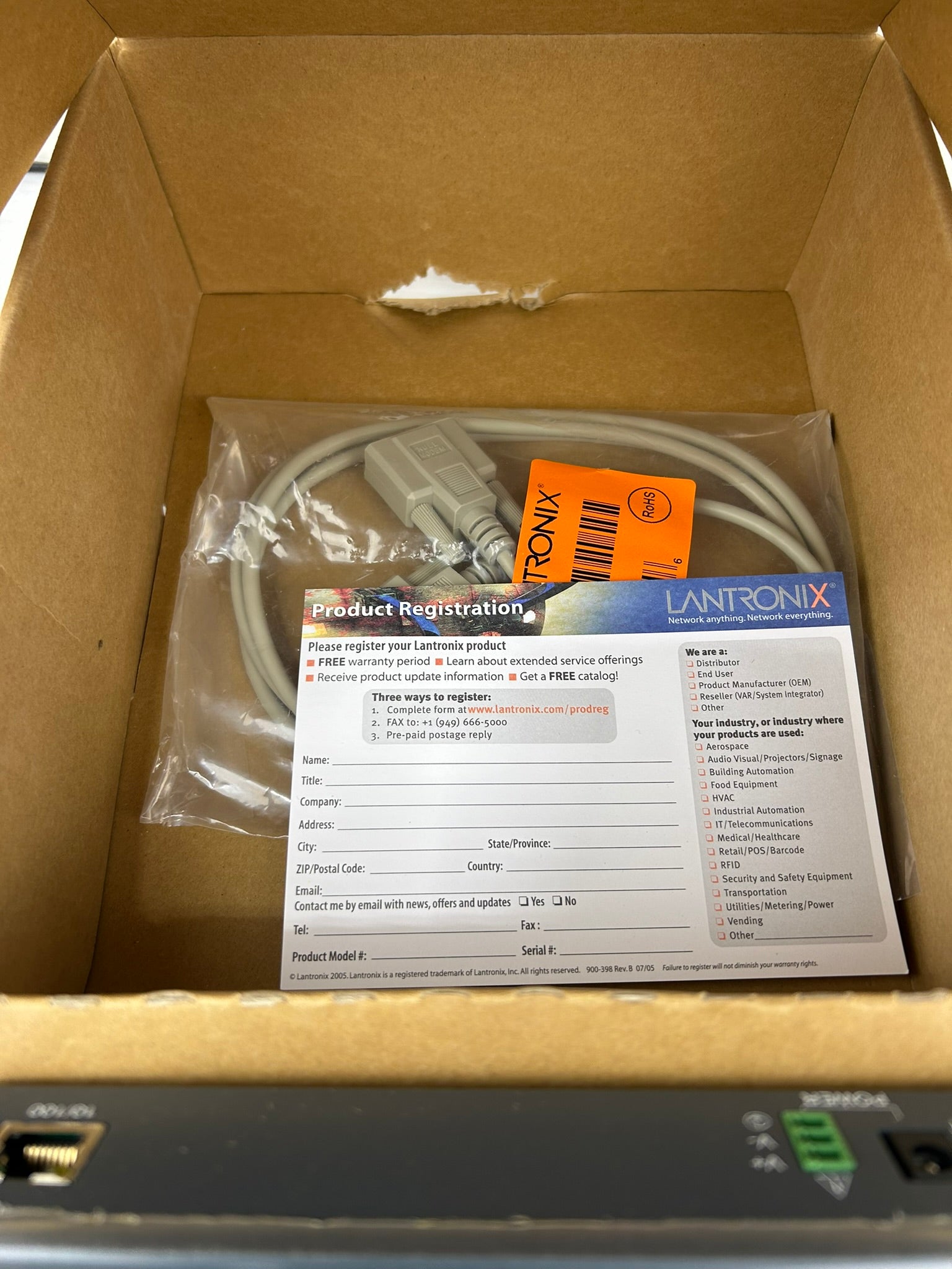 Lantronix ED41000P2-01 EDS Networking Device EDS4100 Rev F17