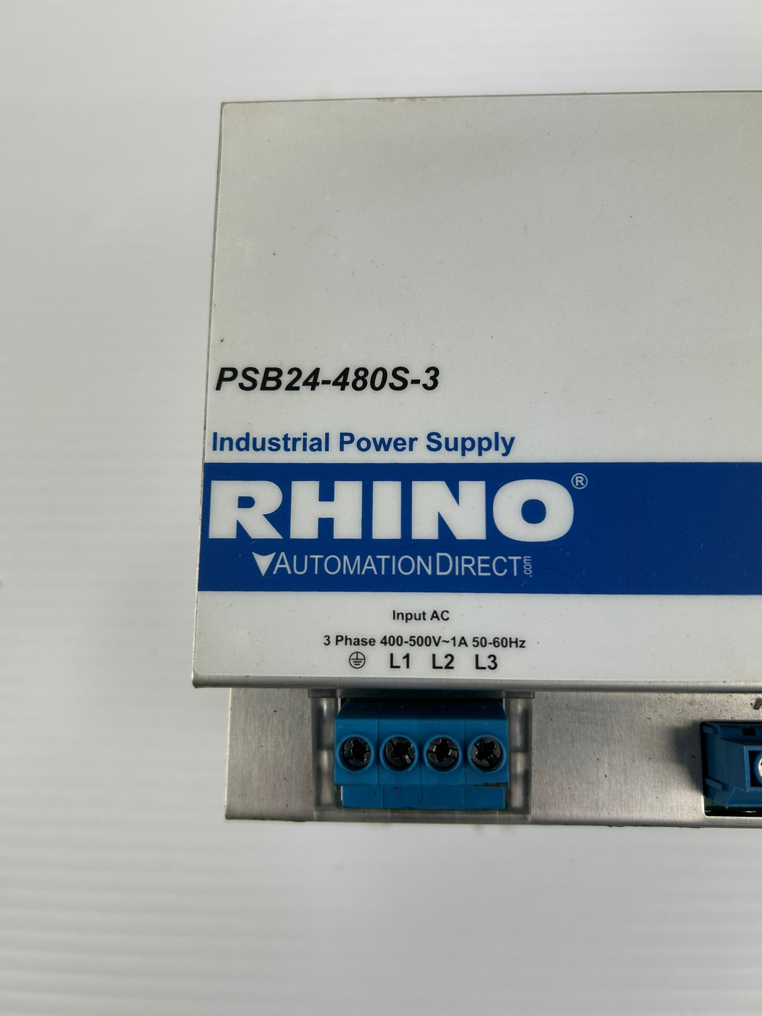 Rhino Automation Direct PSB24-480S-3 Industrial Power Supply