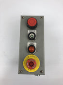 Fuji Electric AR30V0L Control Box with Push Buttons and Indicator Lights DR30D0L