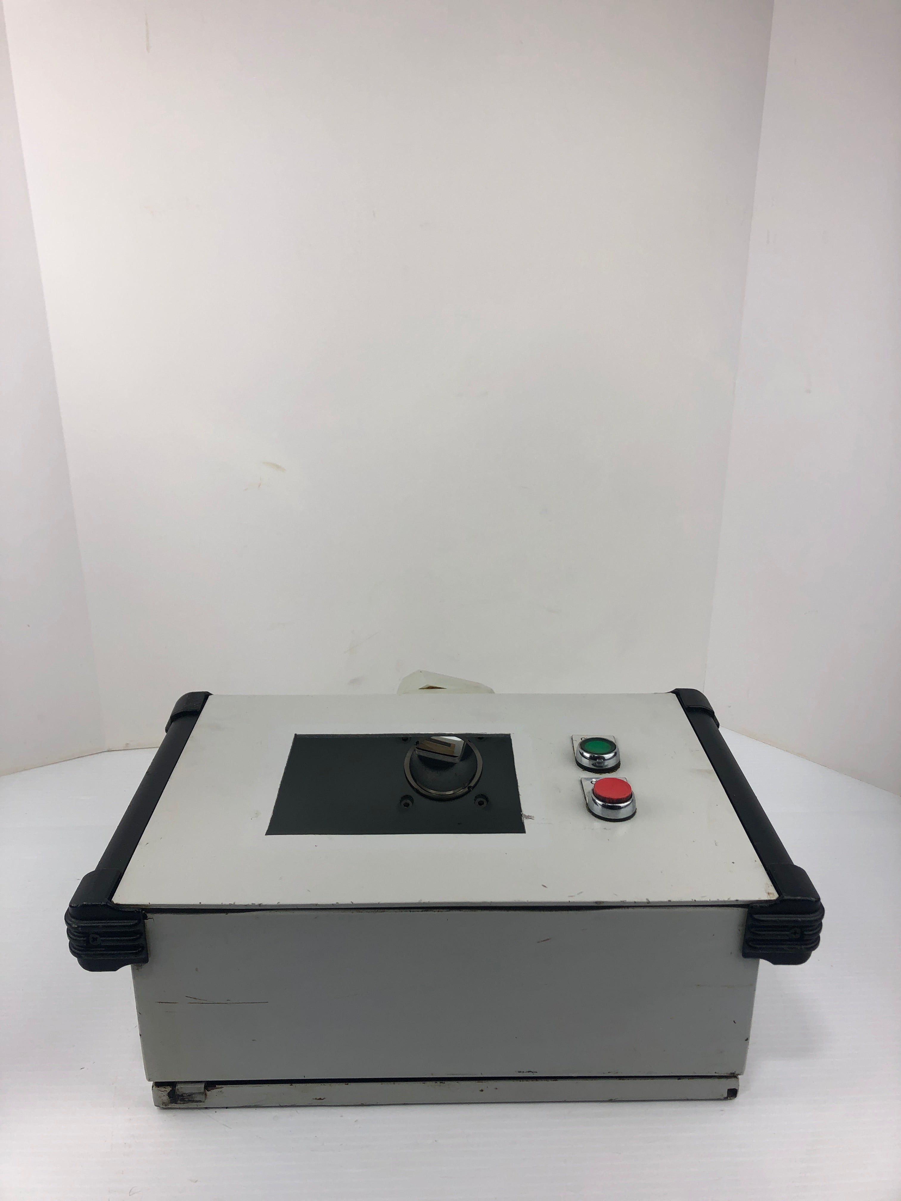 Hoffman CP253512 Industrial Control Panel Enclosure Cutout w/Pushbuttons A-1958