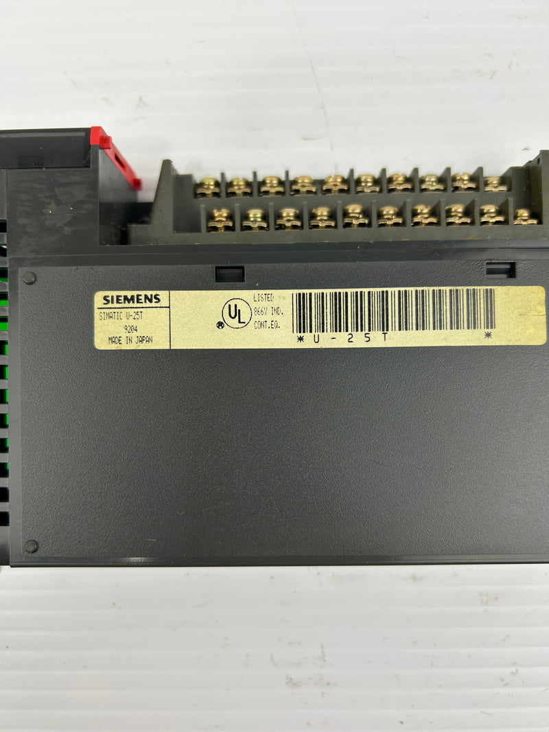 Siemens Simatic U-25T PLC Output Module 9204