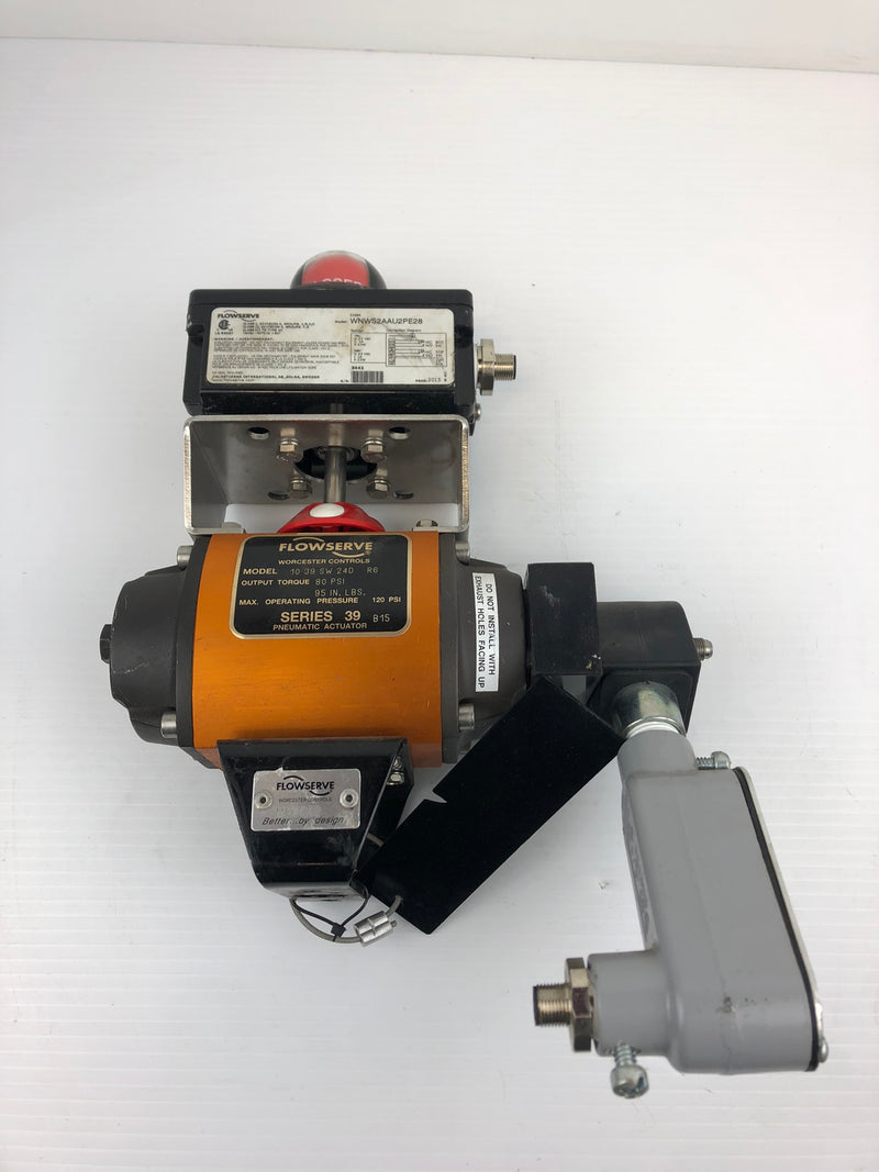 Flowserve Worcester Controls 10 39 SW 24D R6 Pneumatic Actuator Series 39