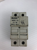 Buss MSC.10 Fuse Holder 10 X 38 600V 25A 2P