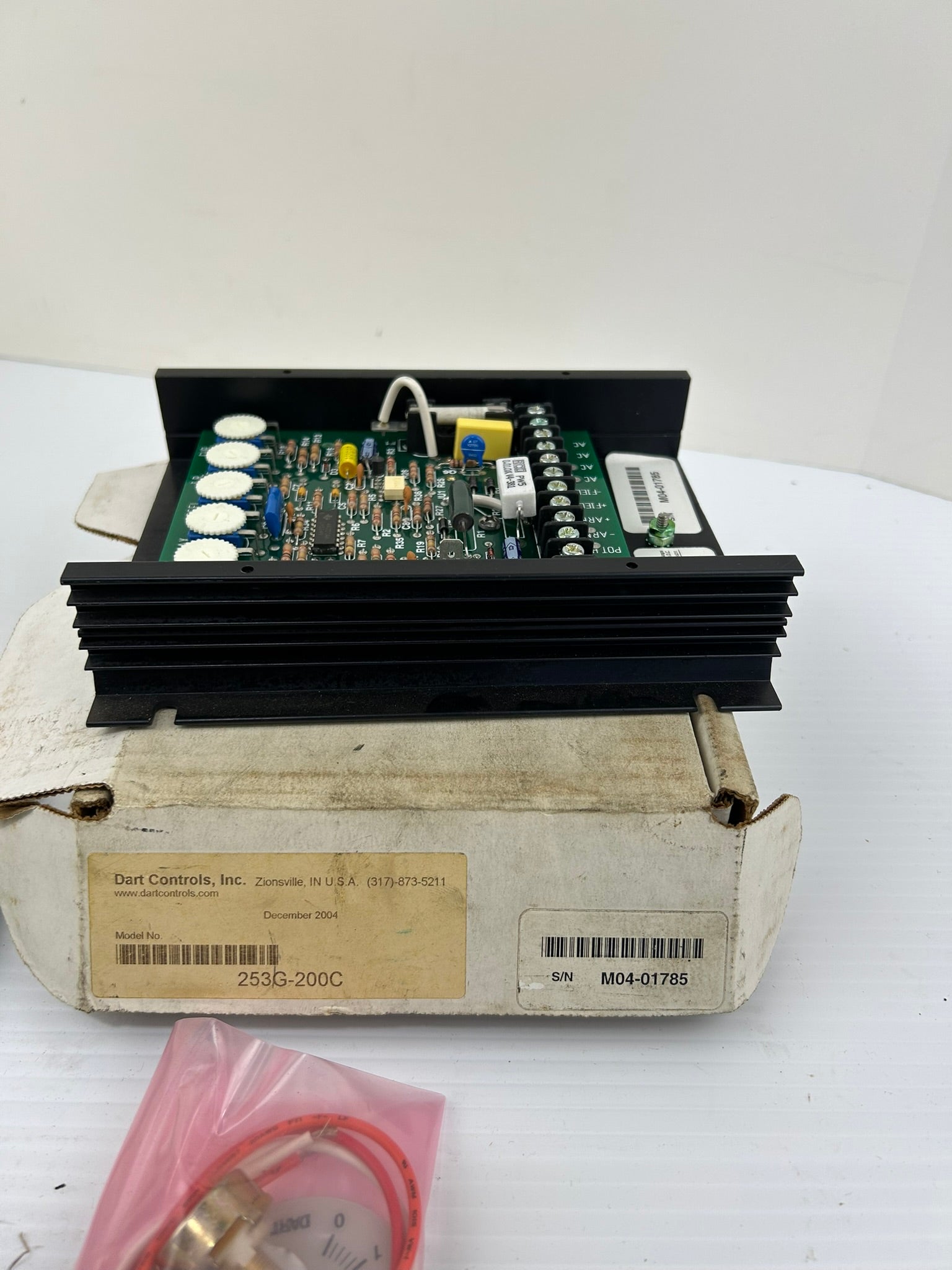 Dart Controls 253G-200C DC Motor Speed Controller Drive 90/180VDC 120/240VAC