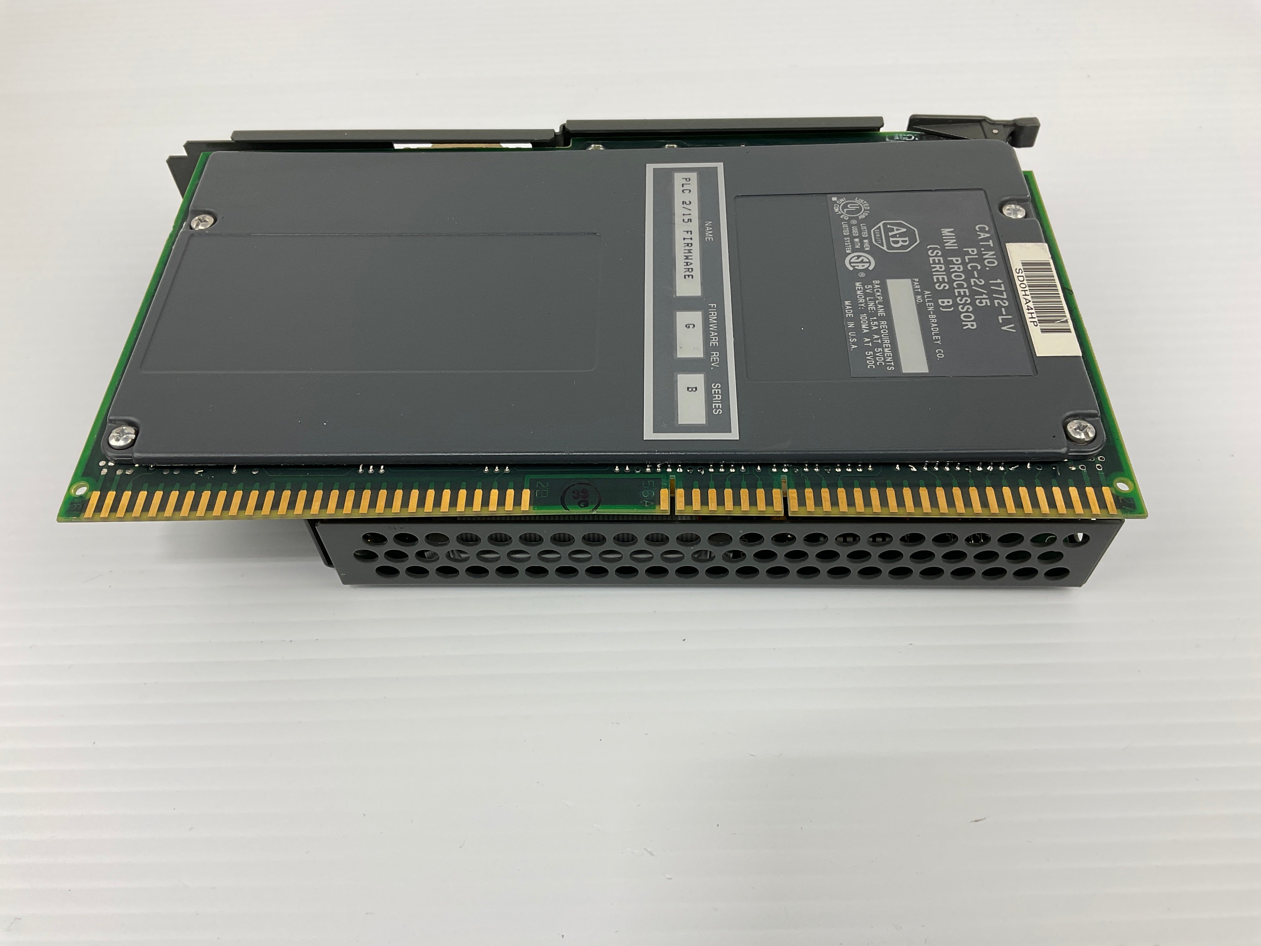 Allen-Bradley 1772-LV Mini Processor Micro Controller PLC 2/15 Ser. B Rev. G