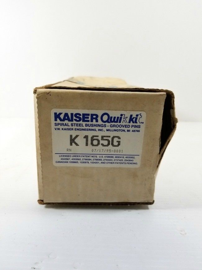 Stemco Kaiser Qwik Kit K165G King Pin Bushings Set - Spiral Steel / Grooved Pins