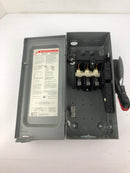 Square D HU361 Non-Fusible Safety Switch 600V 30A 3-Pole 30 HP