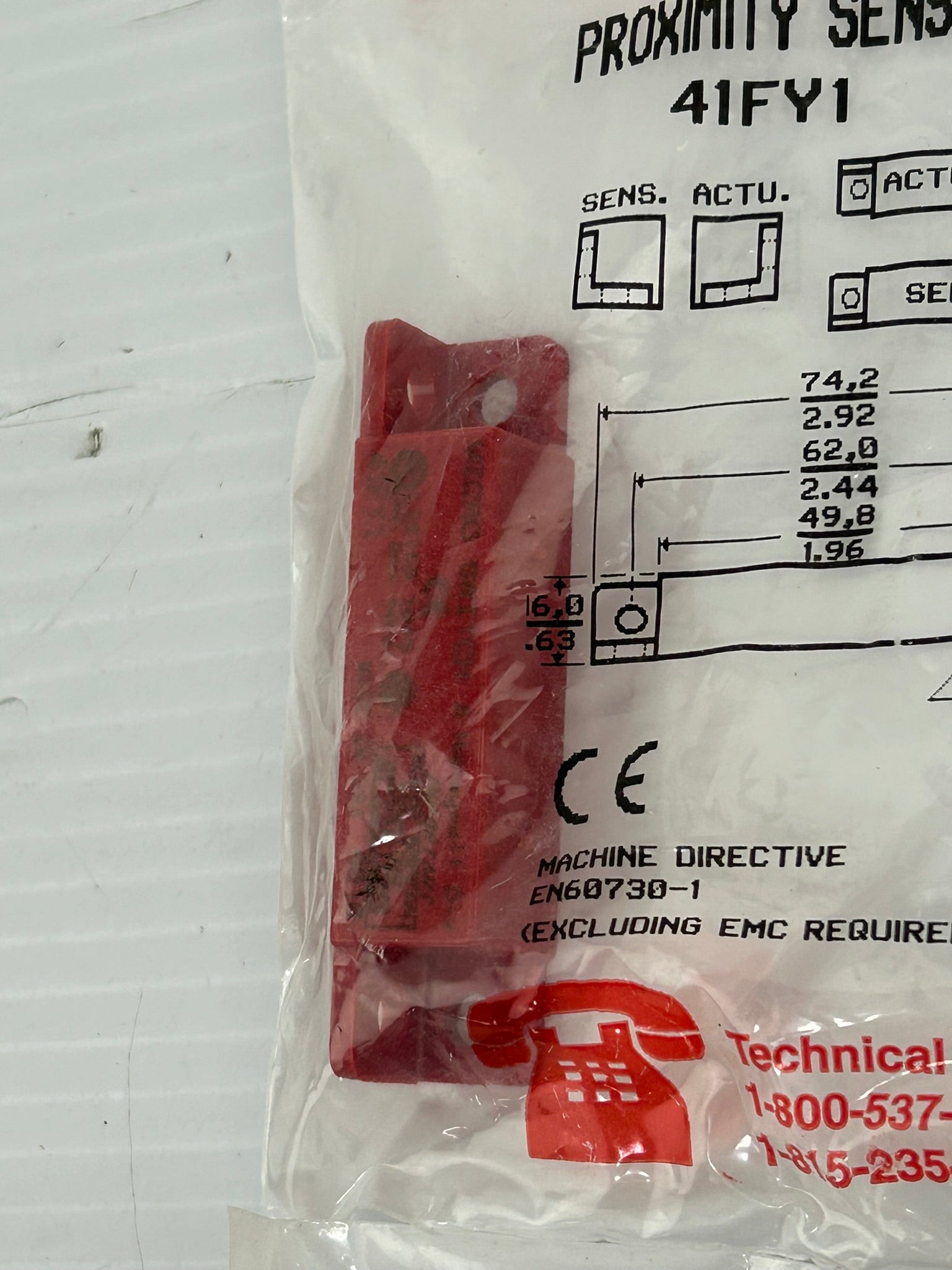 Honeywell 41FY1 Micro Switch Sensing and Control - Proximity Sensor