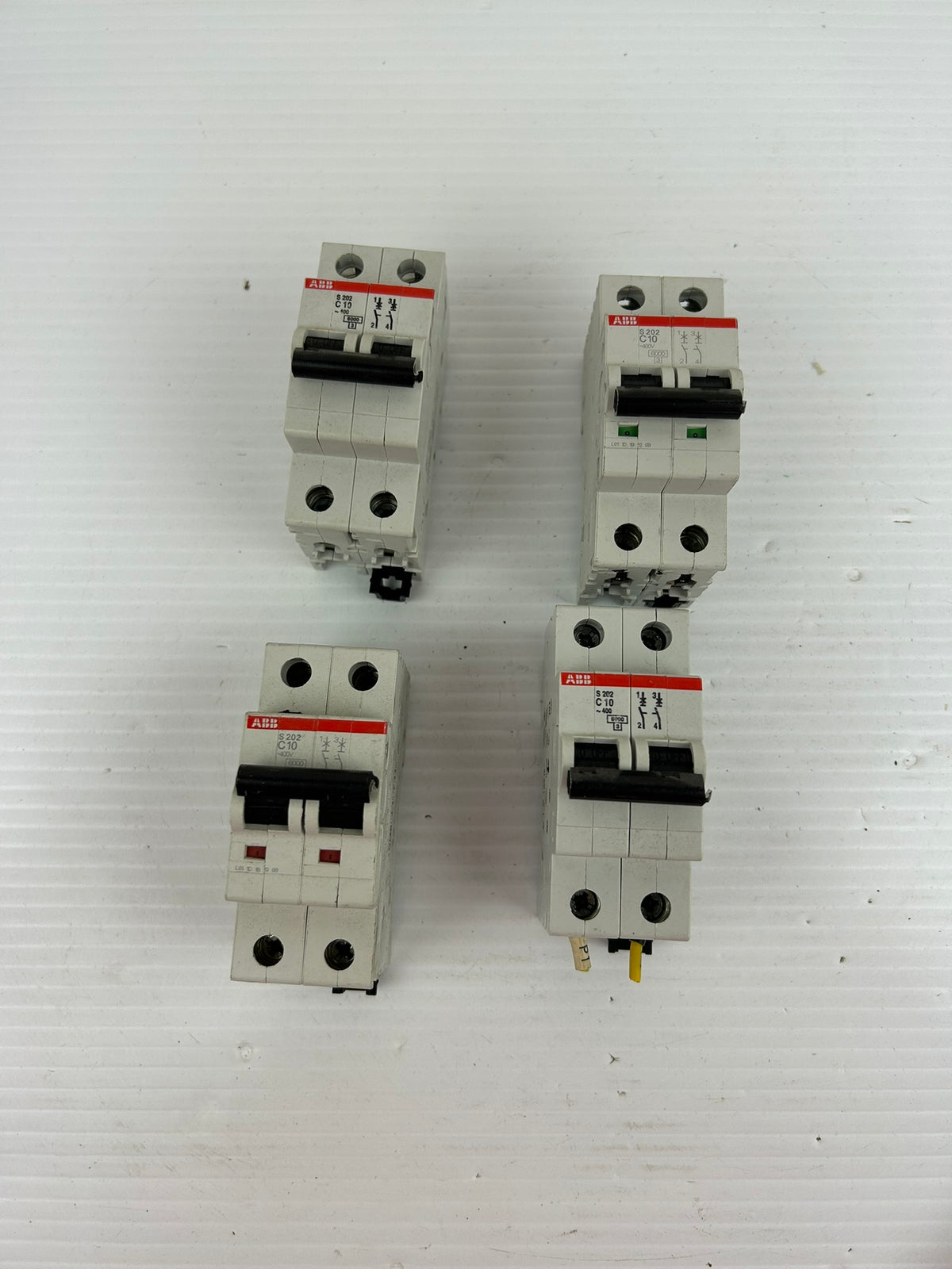 ABB S202 C10 Circuit Breaker 2 Pole - Lot of 4