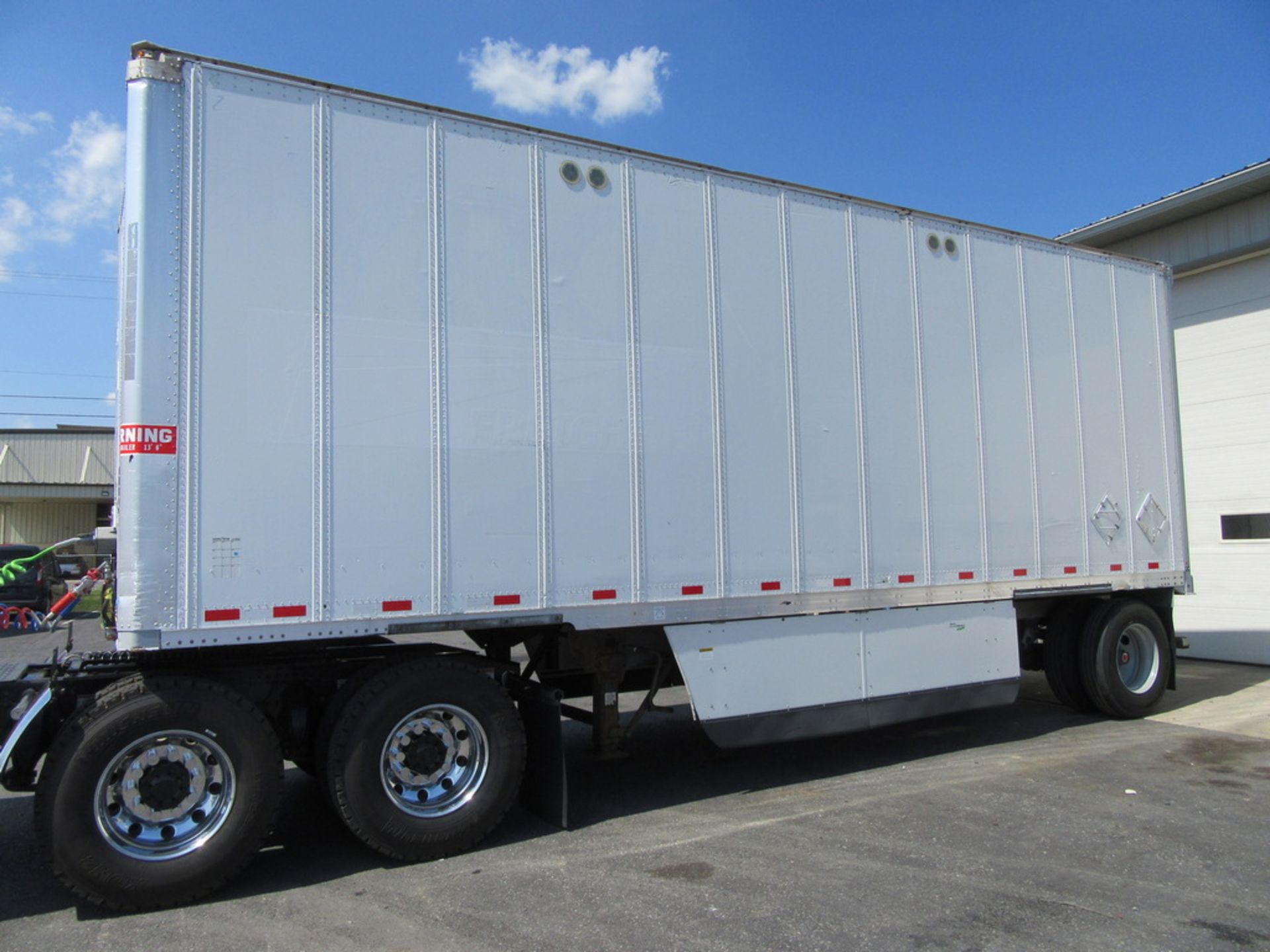2014 Stoughton Pup Dry Van Semi Trailer 28' Spring / Roll Up 1DW1A2812EB458042