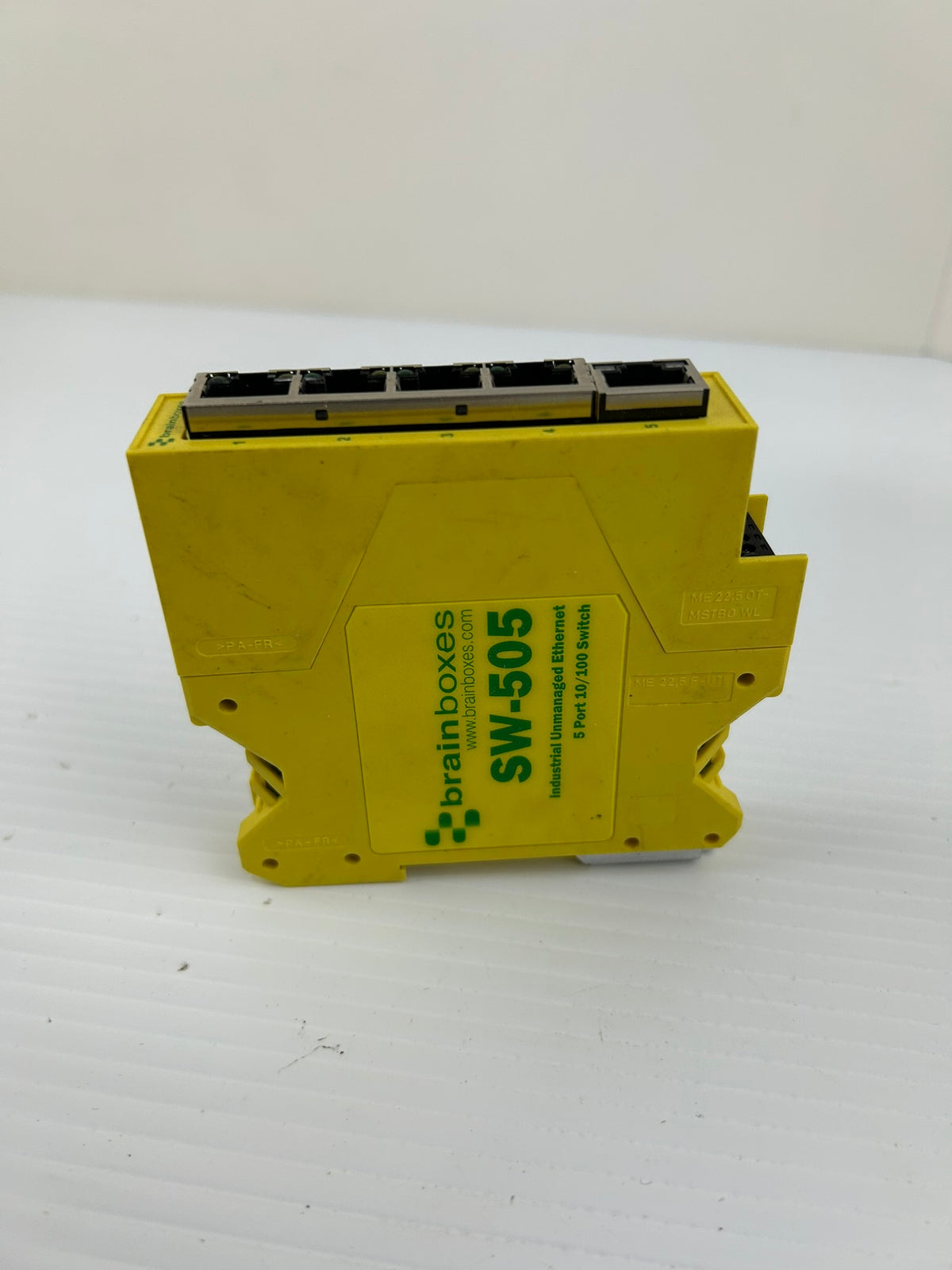 Brainboxes SW-505 Industrial Ethernet Switch 5 Port 10/100 DIN Rail 5-30VDC