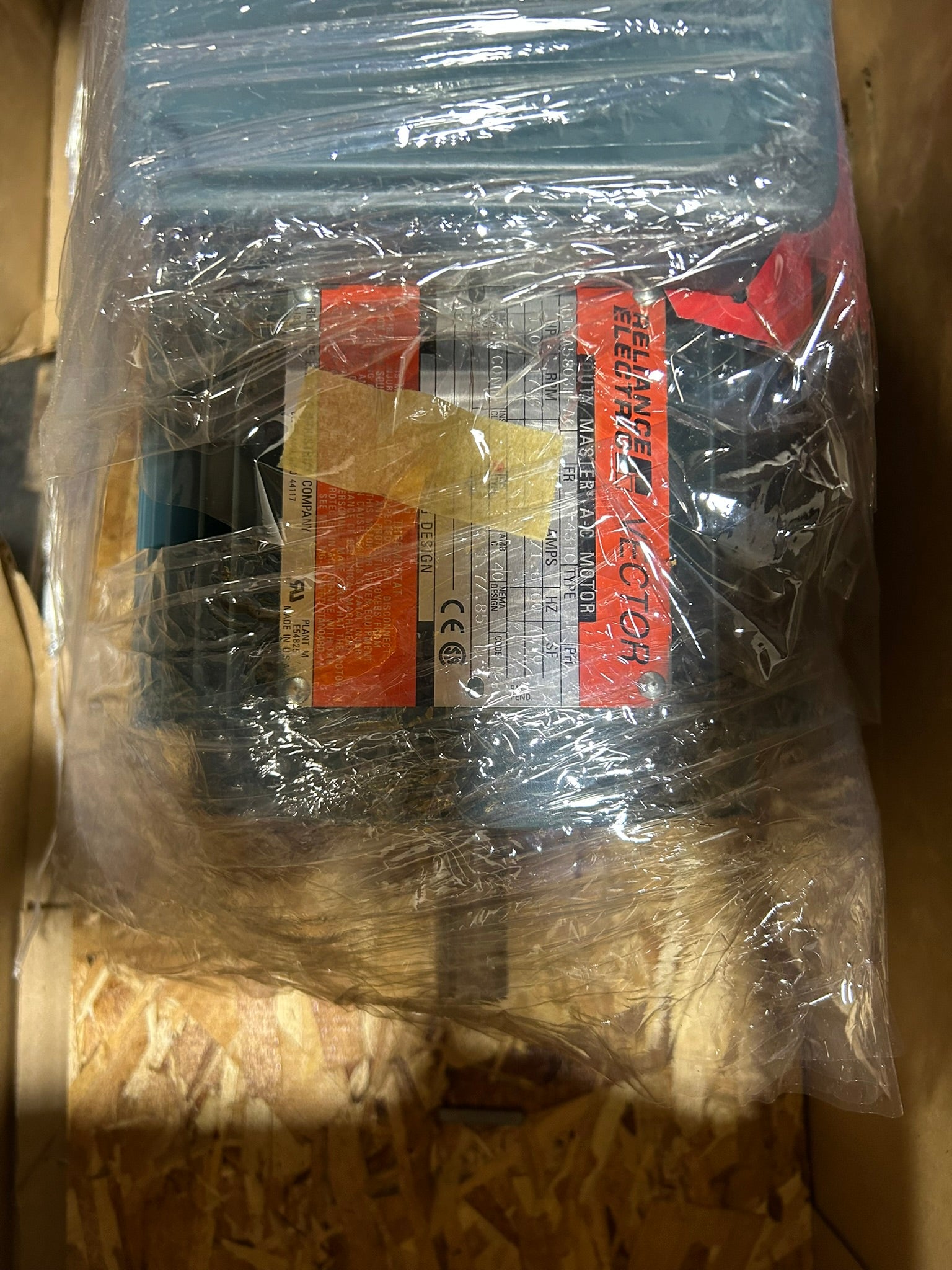 Reliance Electric P14A5803P-AC Vector Duty Master AC Motor 1.0HP H2310240032X510