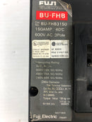 Fuji Electric BU-FHB Circuit Breaker BU-FHB3150 600V 150A 50/60Hz