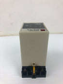 Omron PU-NA Controller Unit 120VAC 15mA 50/60Hz With 0464YT Base 250V 7.5A