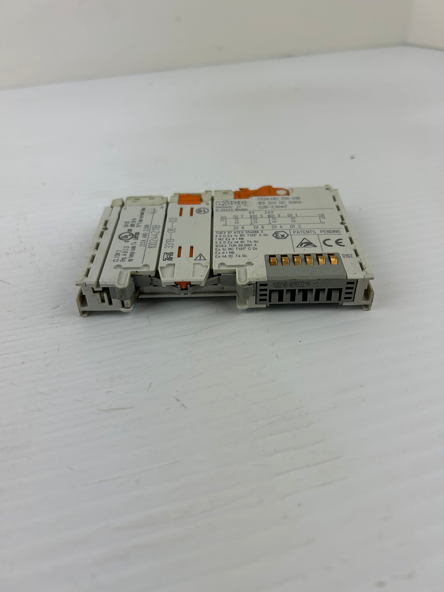 Wago 753-430 Channel Analog Input Module 8DI 24DC 3,0ms - PLC Module