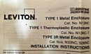Leviton N13NC Type 1 Thermoplastic 3R Metal Enclosure