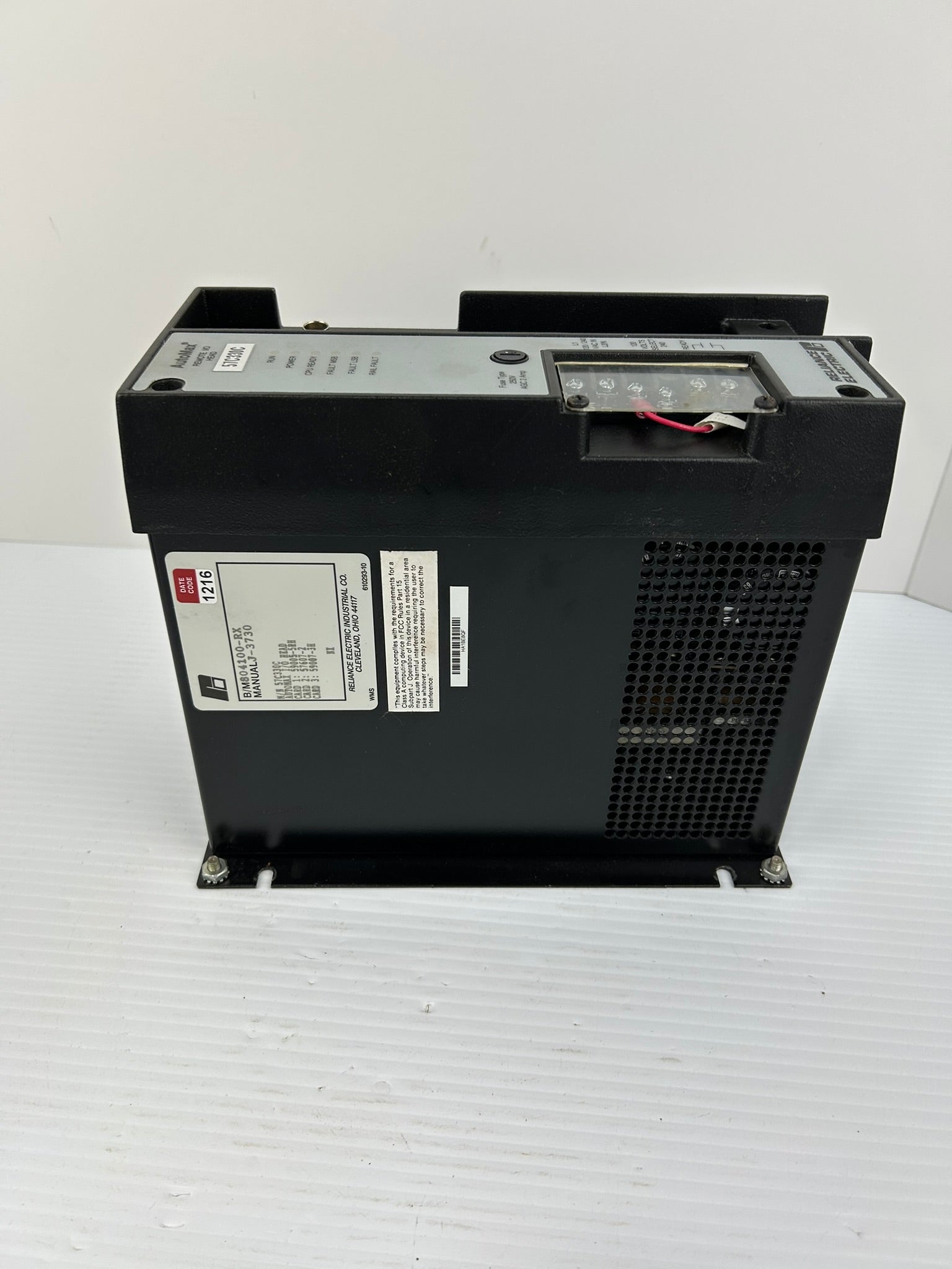 Reliance Electric 57C330C Automax Remote I/O Head 804100-RX J-3730