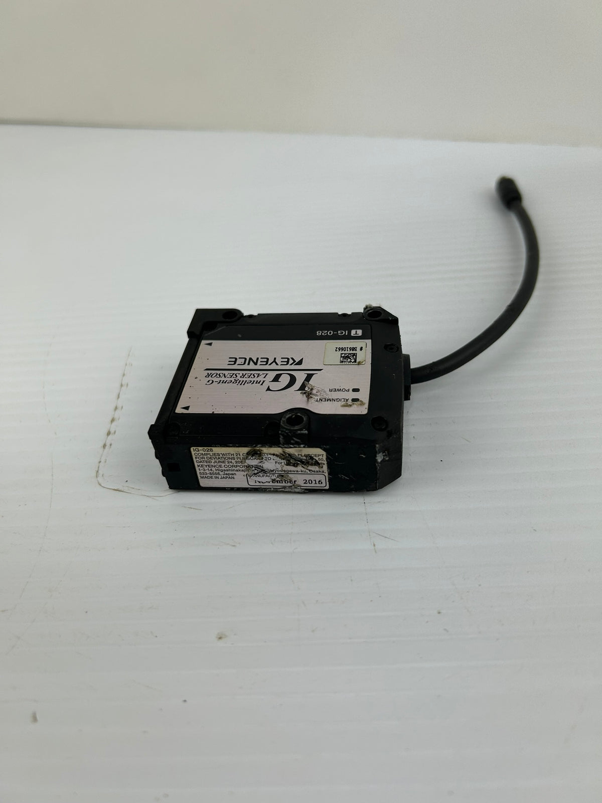KEYENCE IG-028 Intelligent-G Laser Sensor CCD Laser Sensor Head 28mm