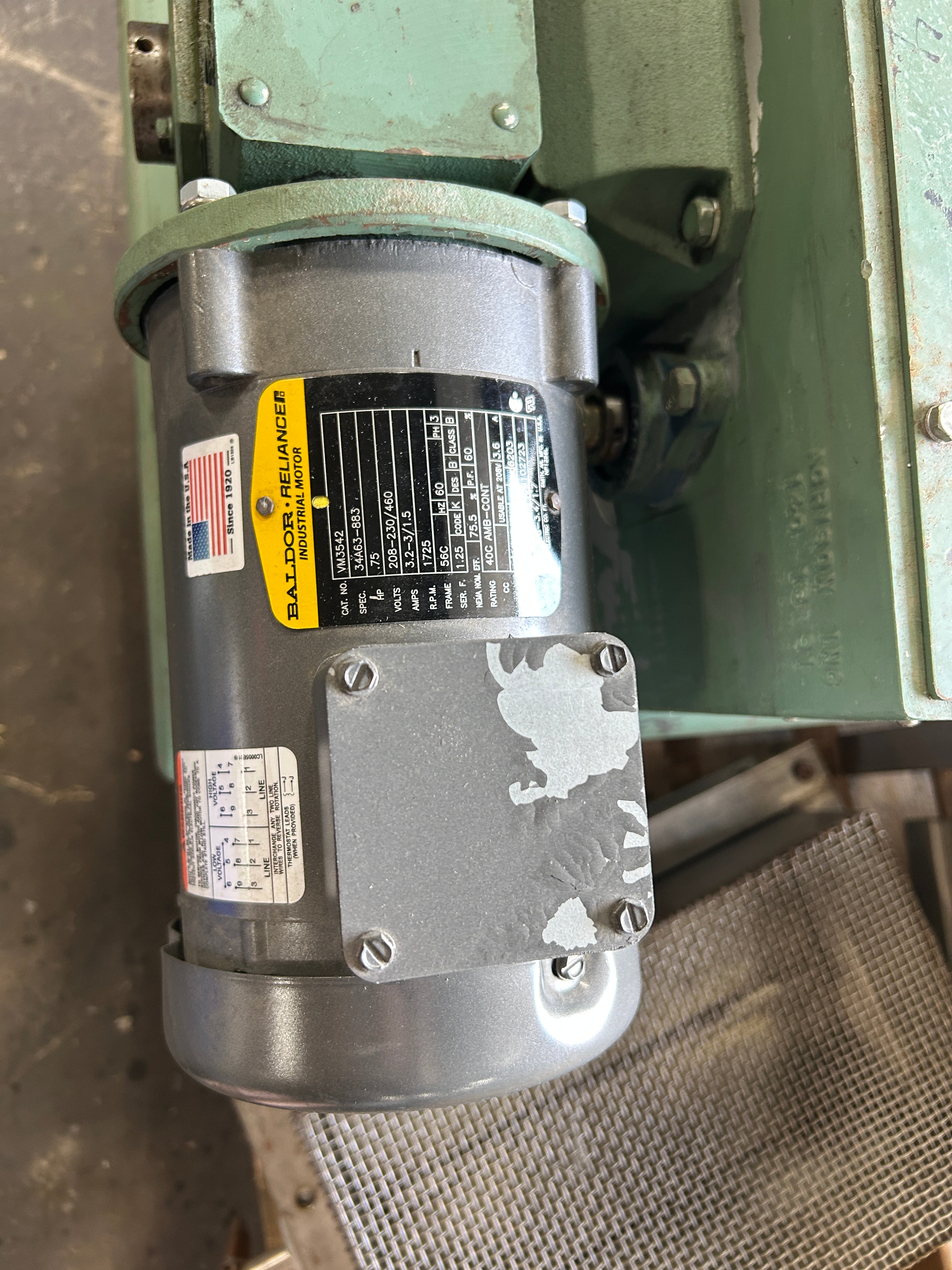 Acrison 105Z-G Metering Screw Feeder 1.58 - 0.75HP 15:1 Ratio FHM01206-311736