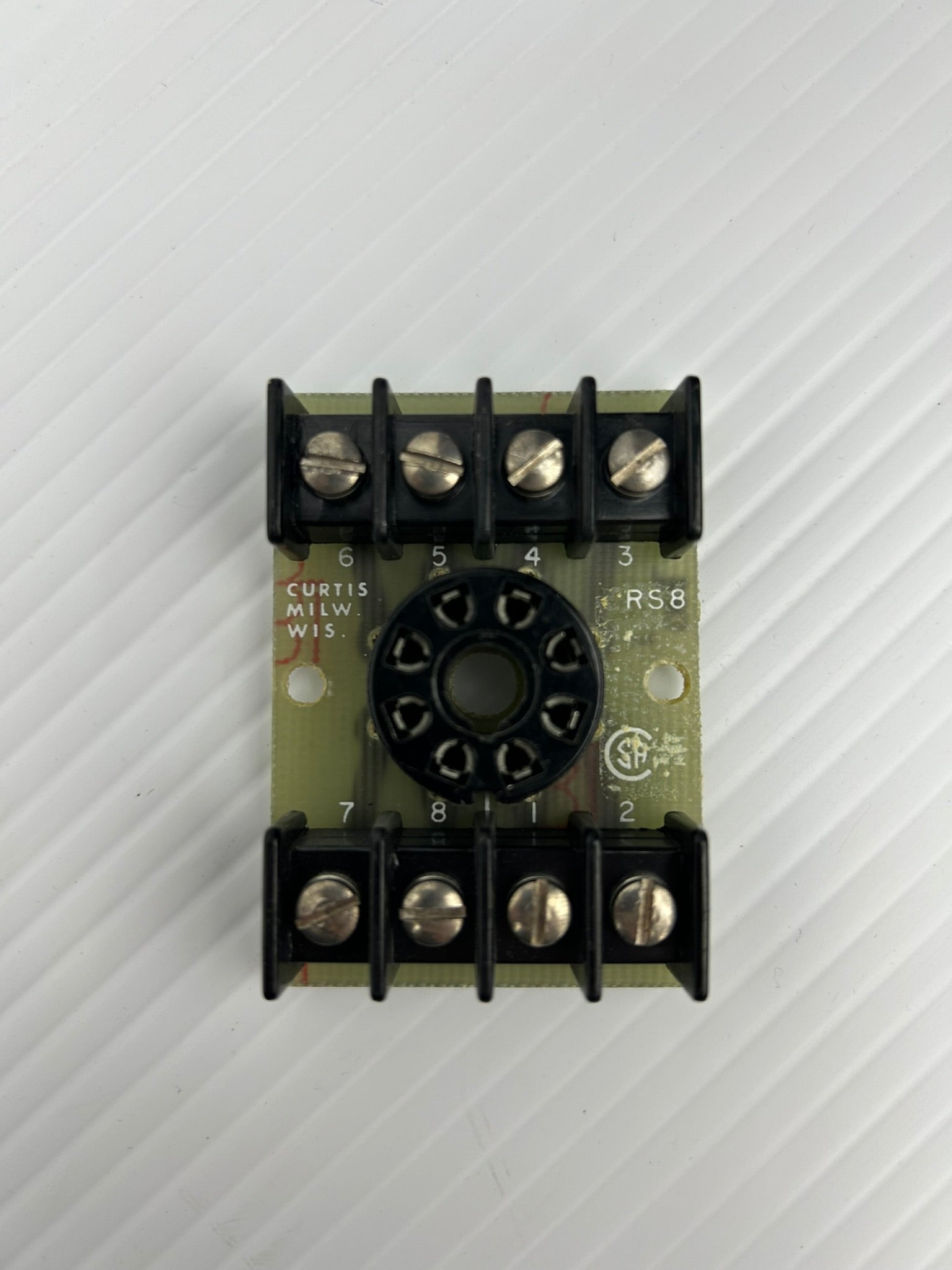 Curtis RS8 Relay Socket - Lot of 3