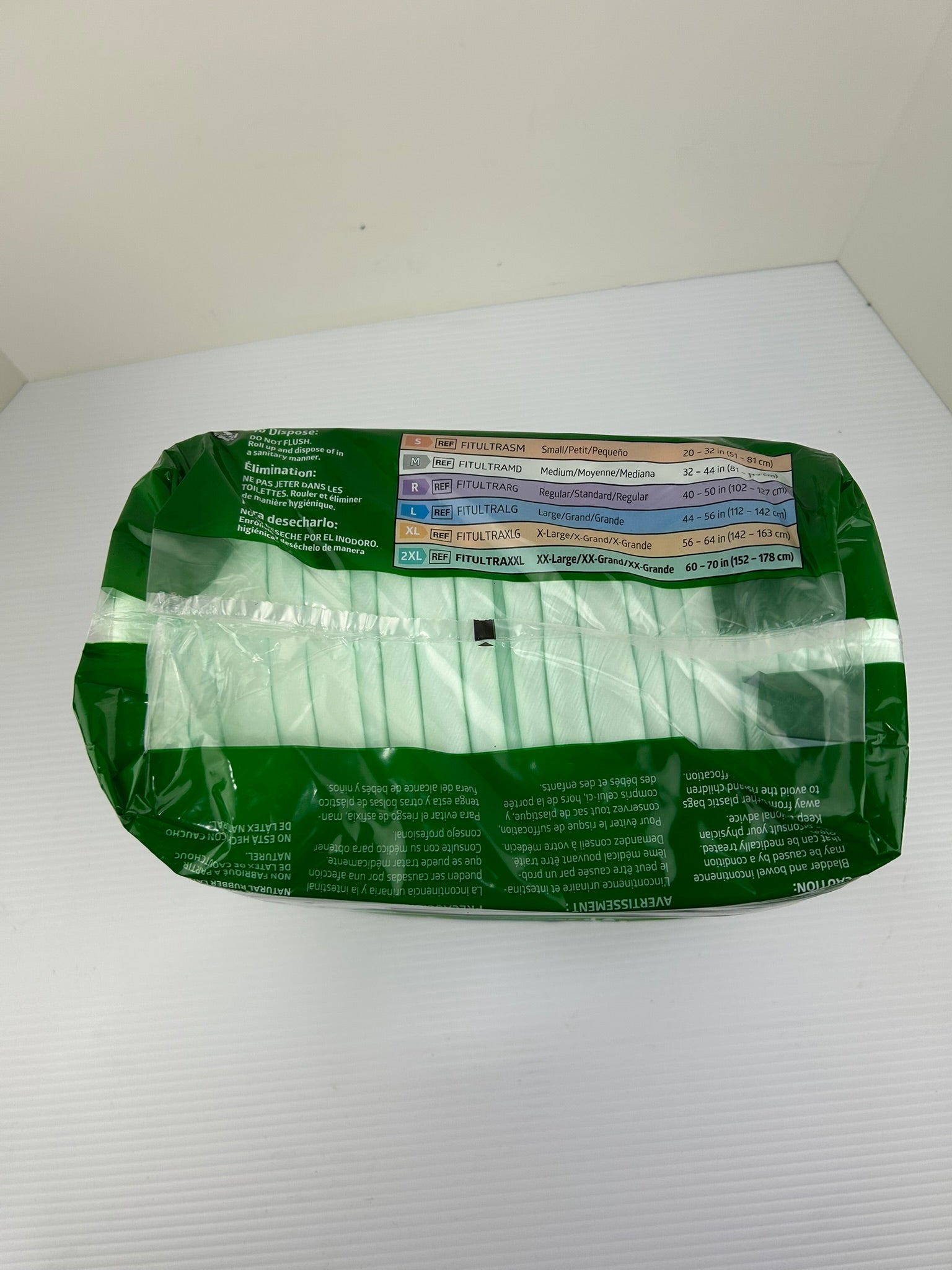 FitRight Optifit Briefs 2XL Ultra Adult Diapers - 60 to 70 Inches - Pack of 20