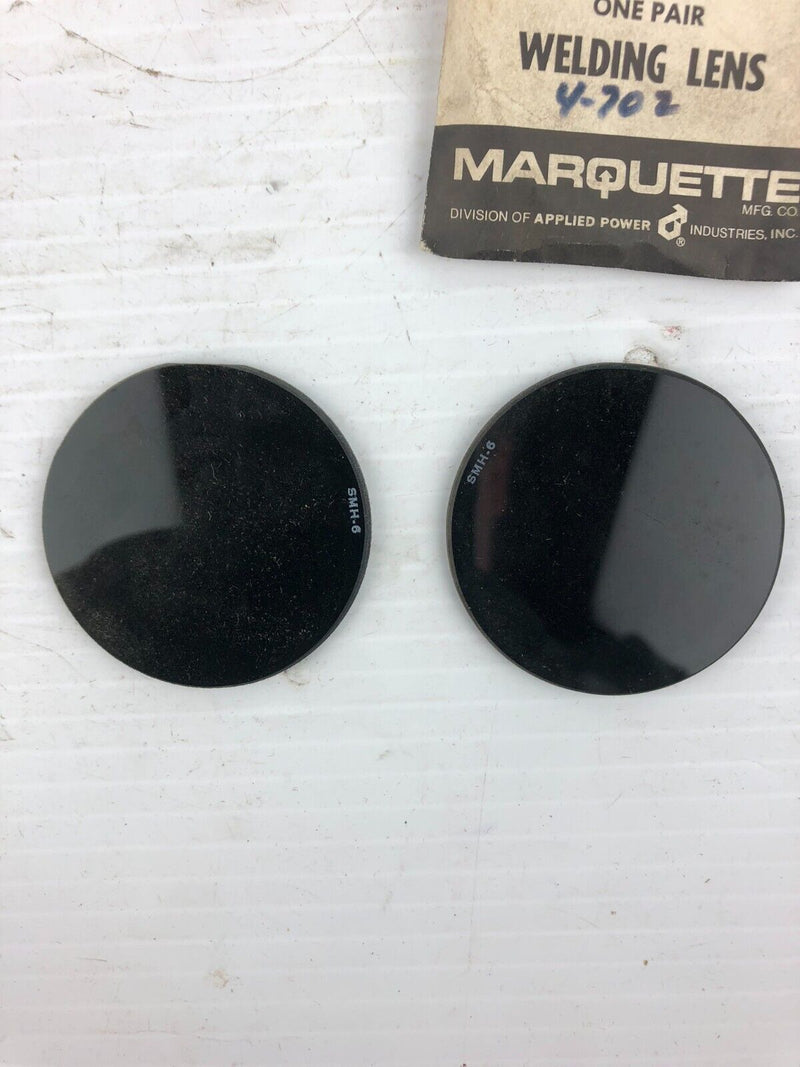 Marquette 51-109 Round Glass Welding Lens - One Pair