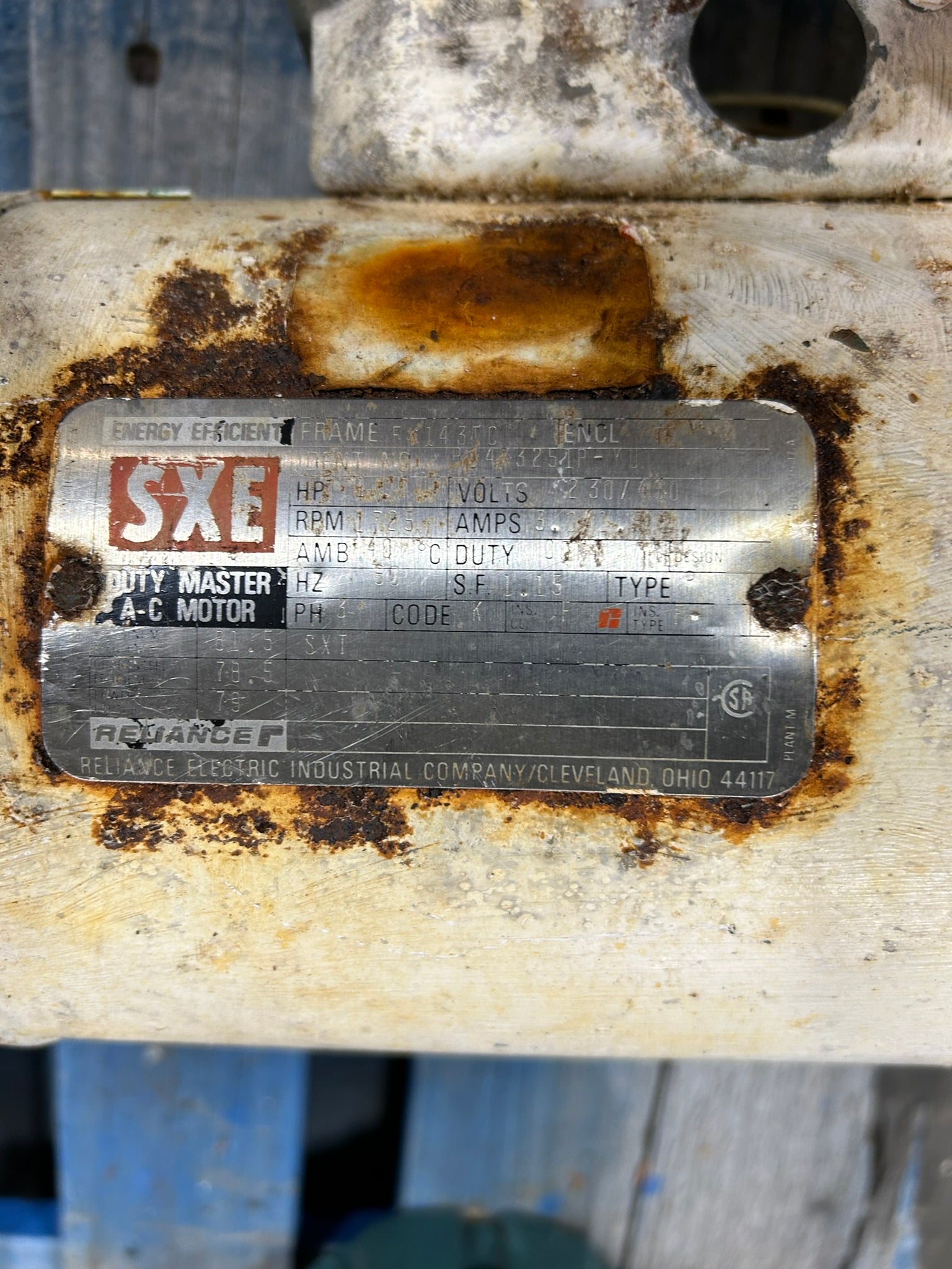 SXE P14X3251P-YU Duty Master A-C Motor 110 HP 3 PH Type P