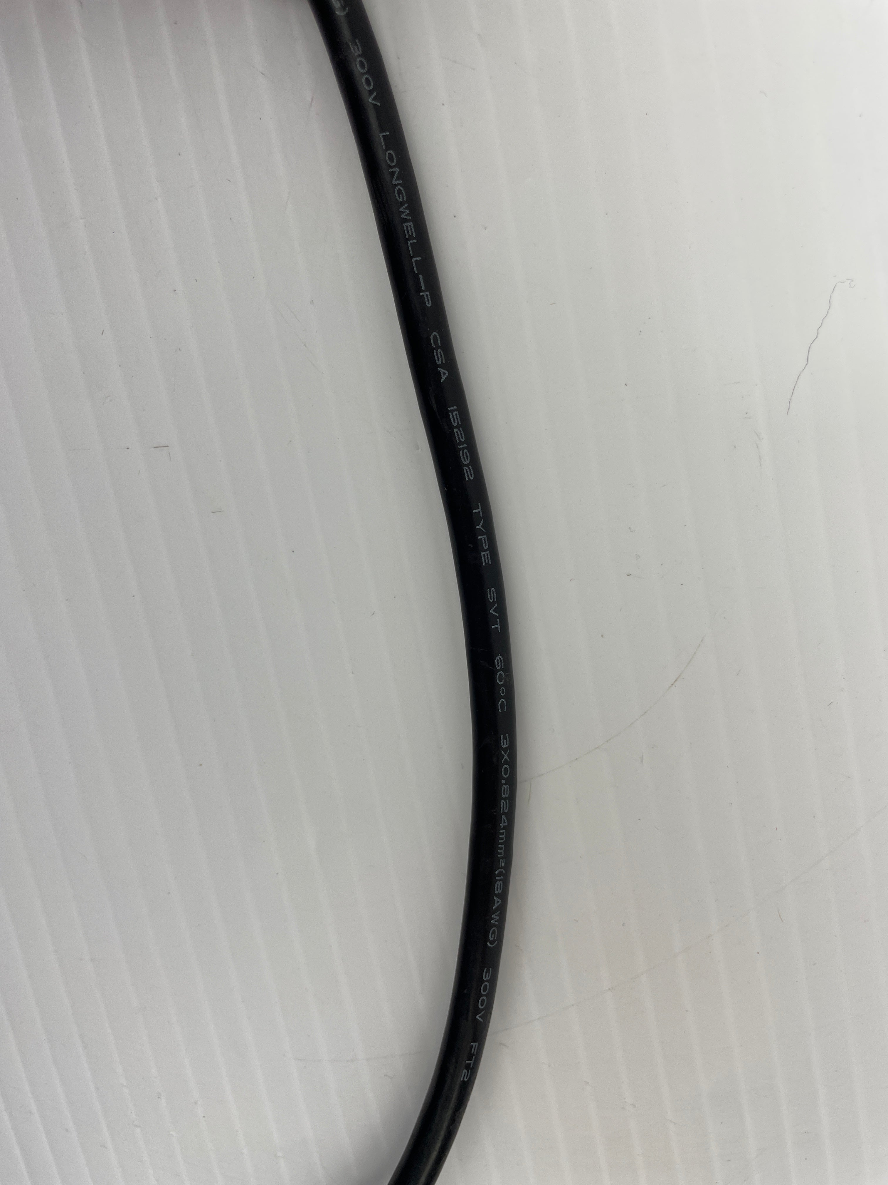 Longwell E55333 VW-1 Power Cable Type SVT 60°C 300V Longwell-P CSA 152192