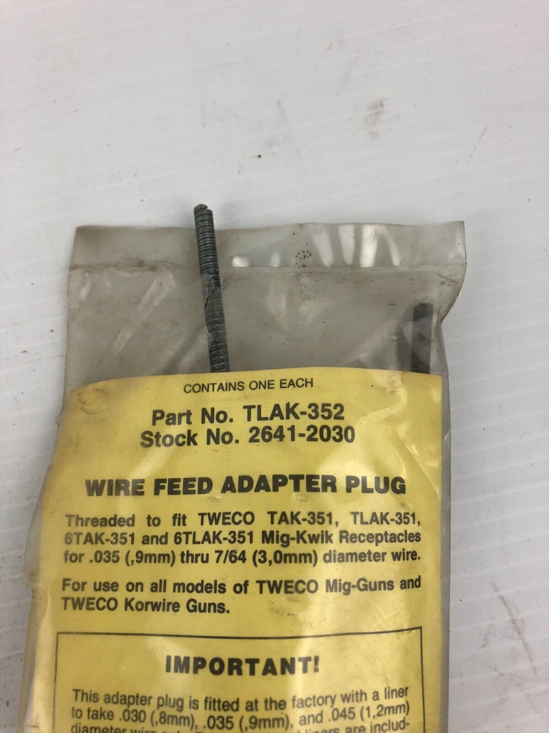 Tweco TLAK-352 Wire Feed Adapter Plug