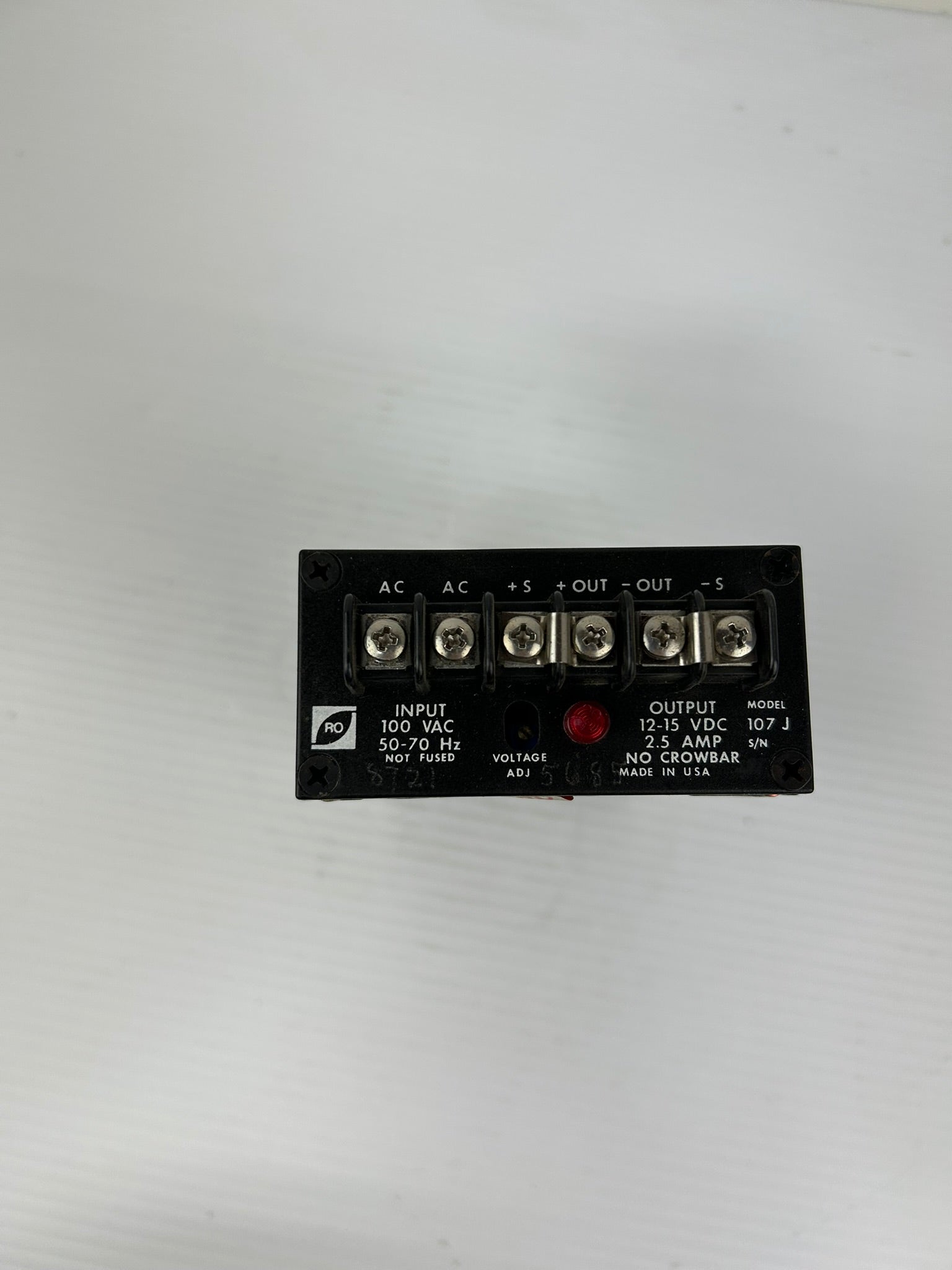 Ro 107J Power Supply