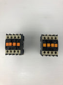 Telemecanique CA2 DN22 Control Relay 22E 750V 10A - Lot of 2