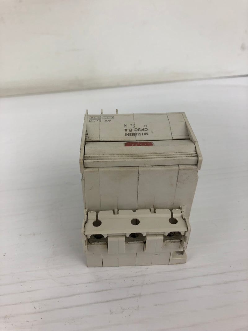 Mitsubishi CP30-BA 3 Pole Circuit Protector 220VAC 250V 50/60Hz