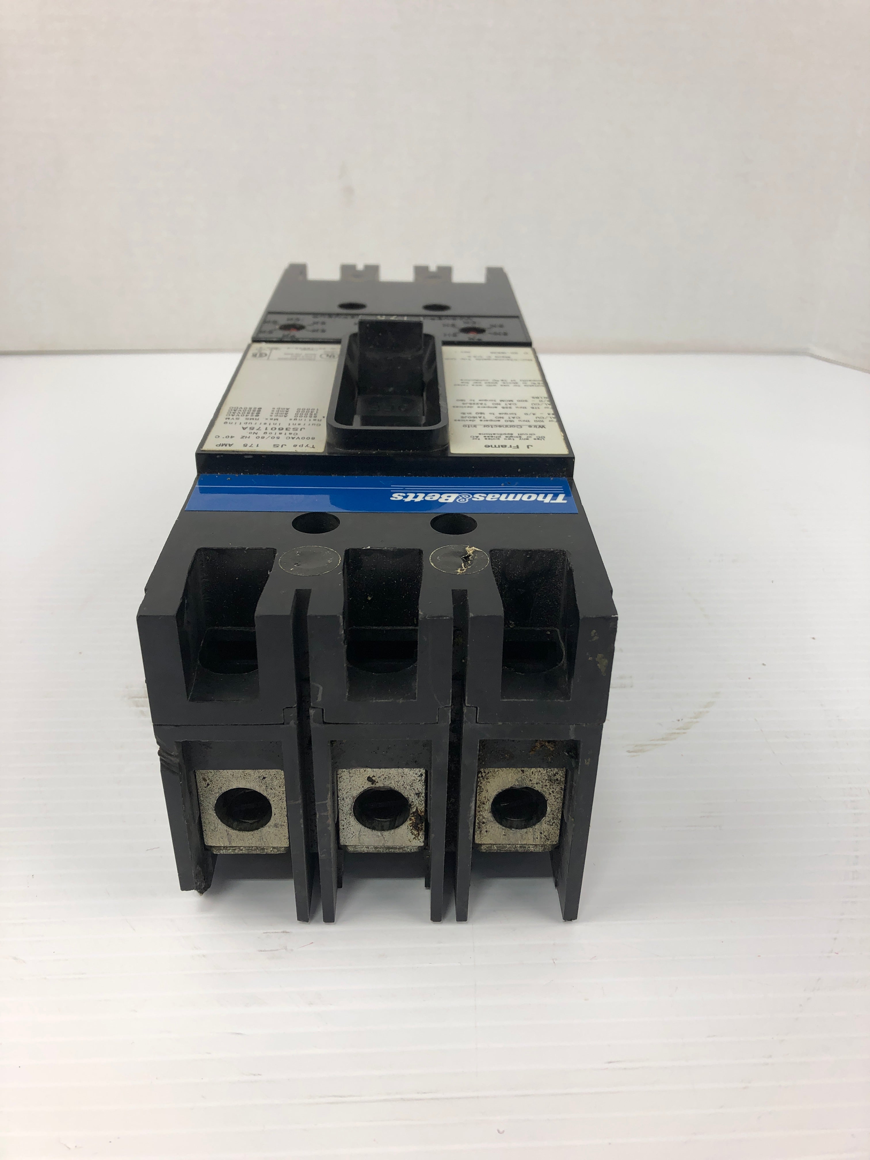 Thomas & Betts JS360175A Circuit Breaker J Frame 600VAC 175A 3P Type JS