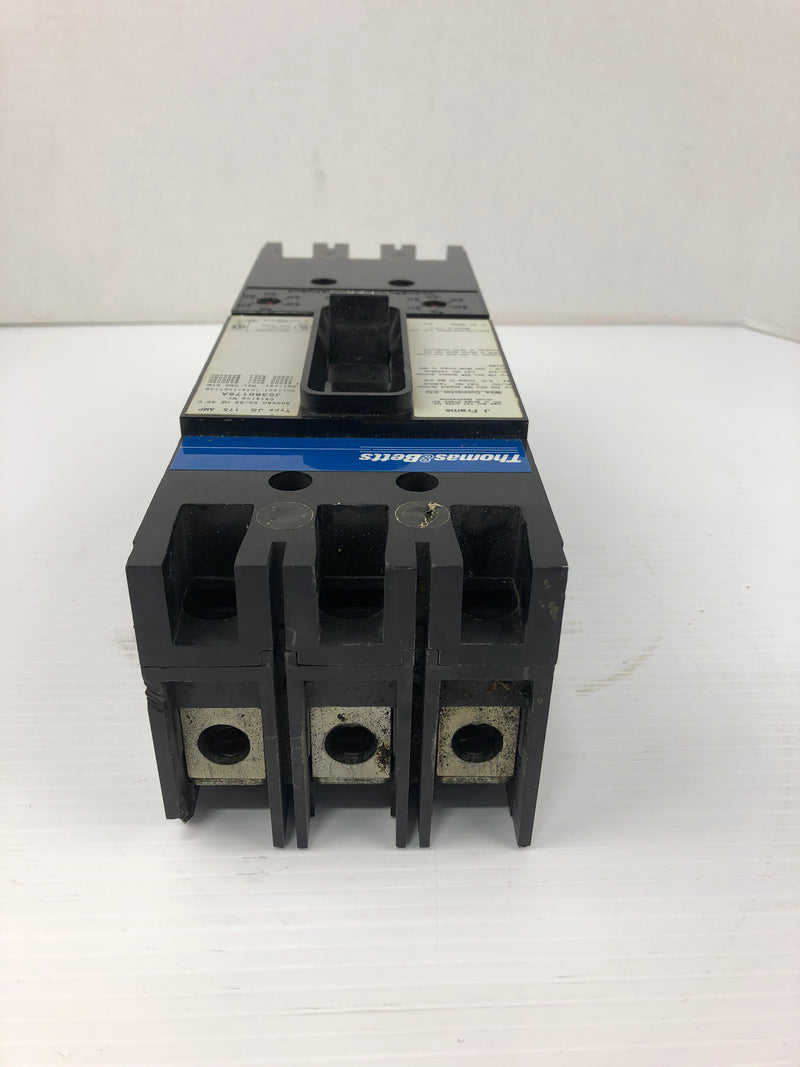 Thomas & Betts JS360175A Circuit Breaker Type: JS Frame: J 600VAC 175A 3P