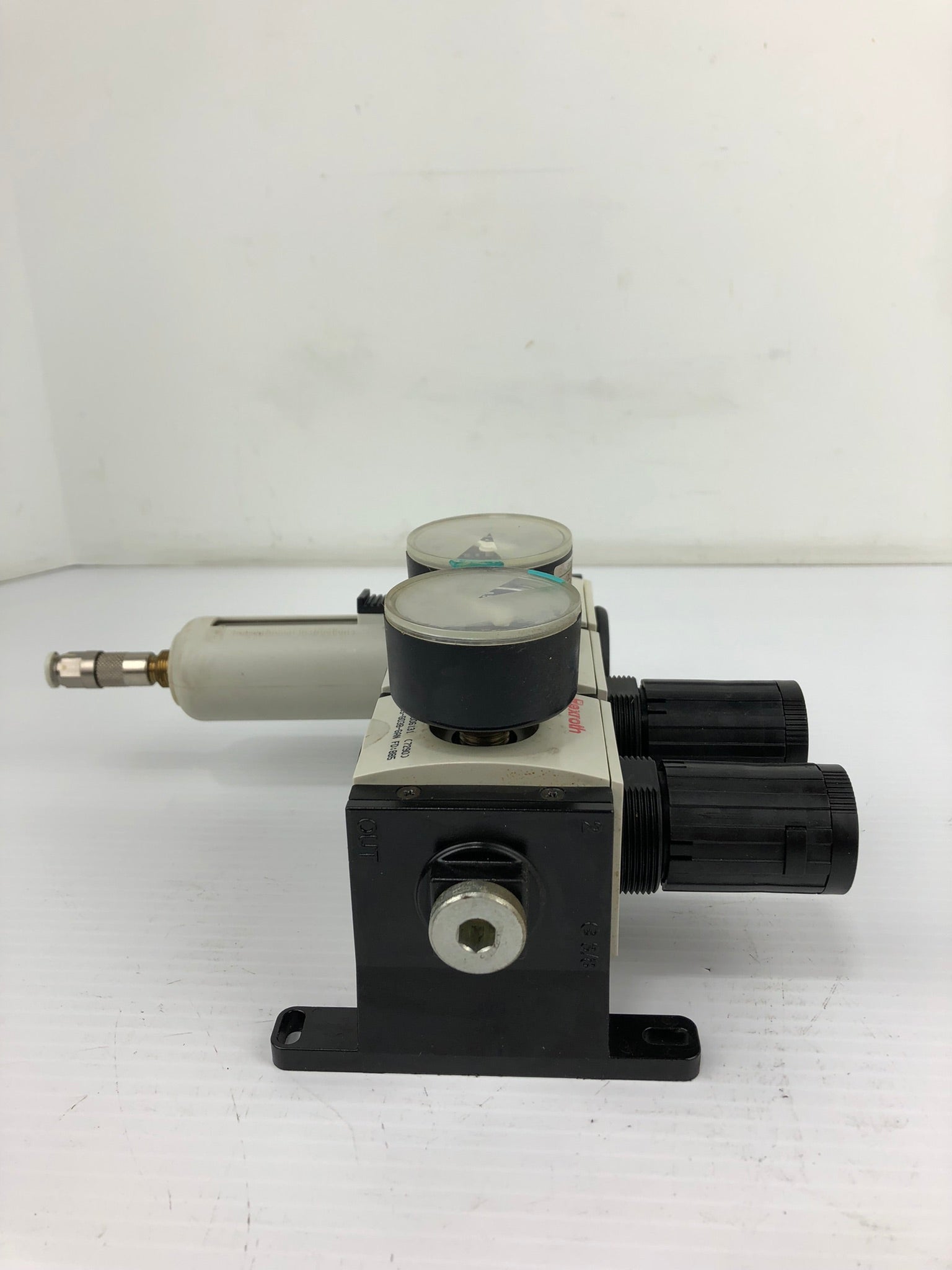 Rexroth AS2-FLC-G038-PBP Pneumatic Pressure System with Gauges and Lubricator