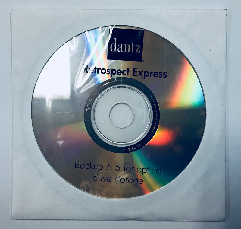 Dantz Retrospect Express Backup 6.5 for Optical Drive Storage