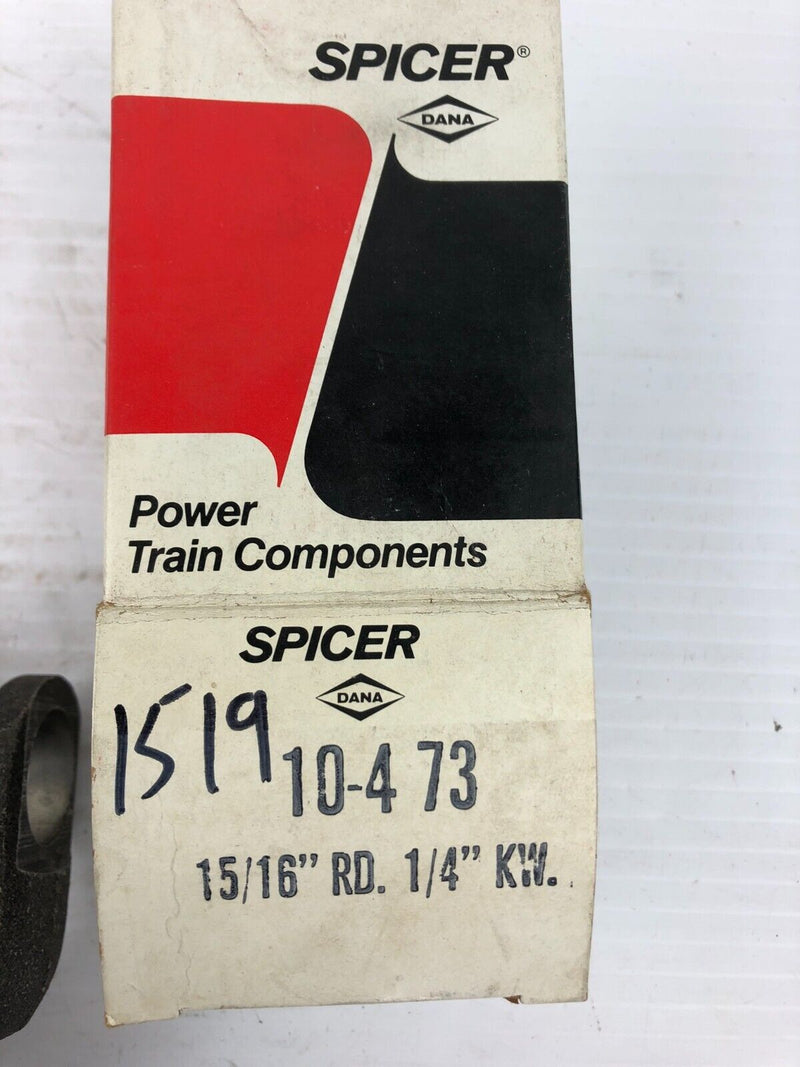 Spicer 10-4 73 End Yoke 15/16" RD 1/4" KW