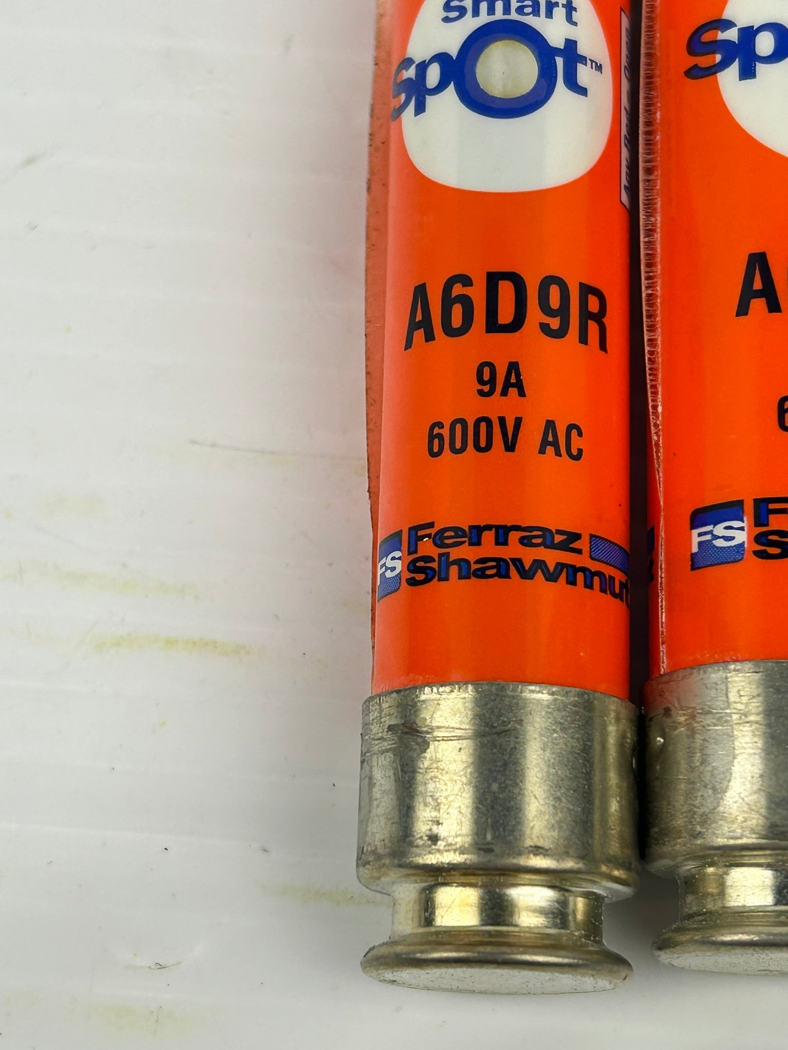 Ferraz Shawmut A6D9R Dual Element Time Delay Fuse 9A 600VAC - Lot of 3