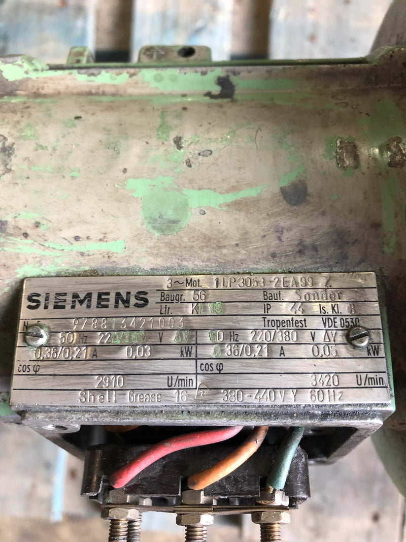 Siemens 1GS2107-5RV41 Motor 1LP3053-2EA99Z 988813411009 978813421003