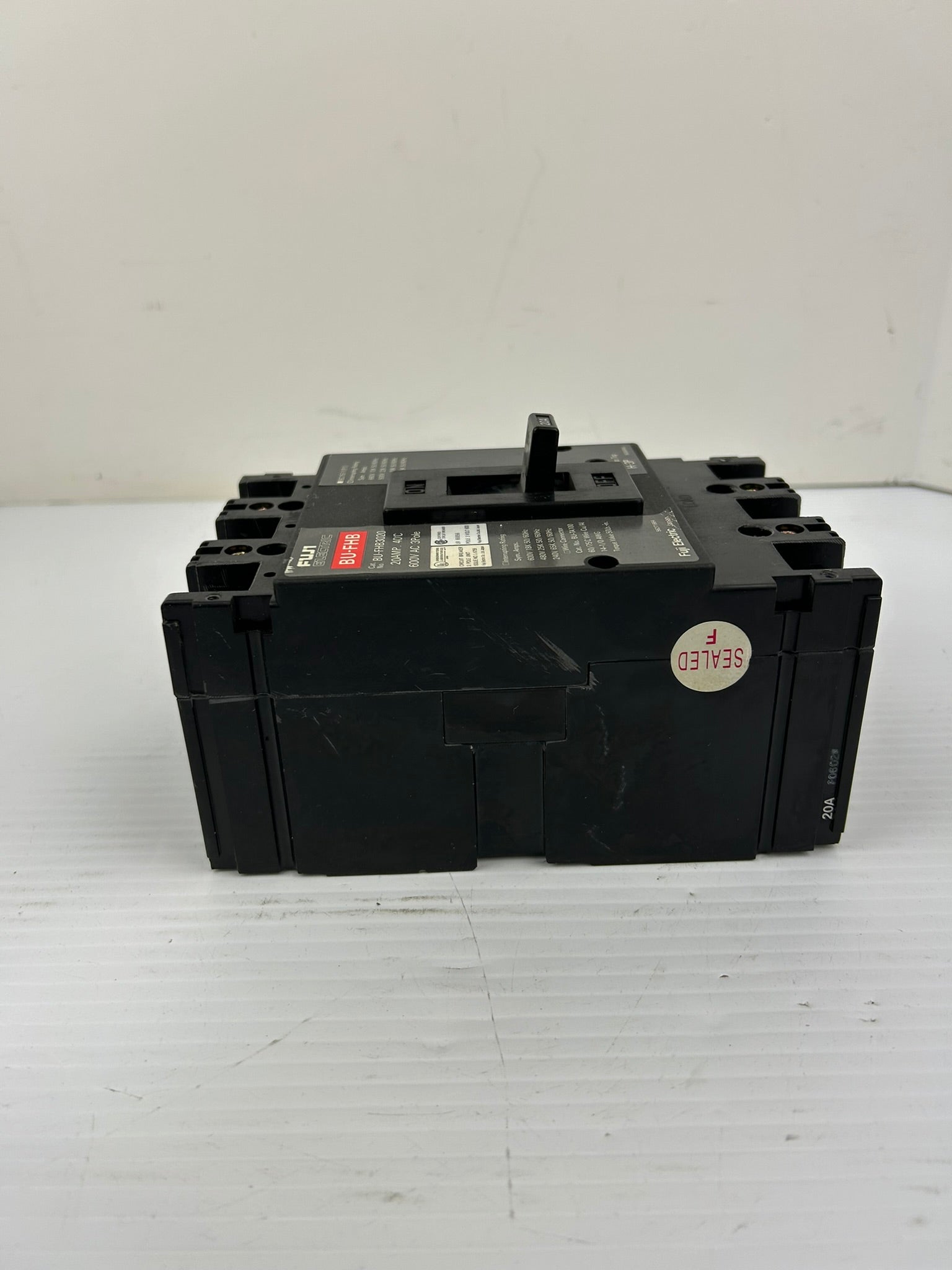 Fuji Electric BU-FHB3020 Circuit Breaker 20 Amp 600VAC 3 Pole