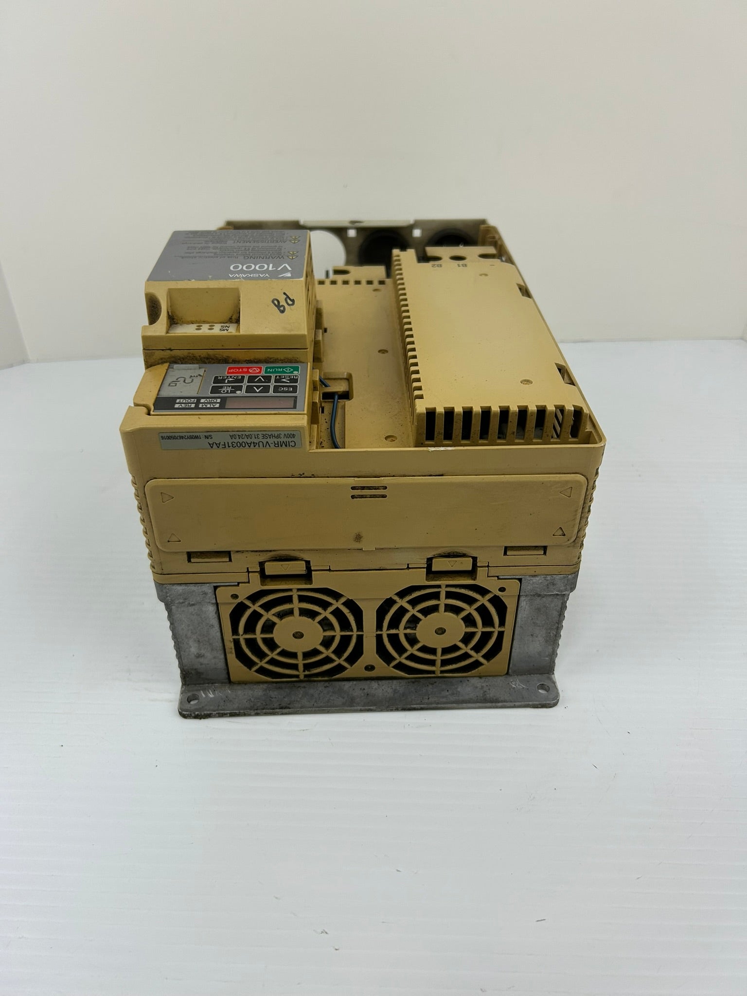 Yaskawa Electric CIMR-VU4A0031FAA 3PH AC Drive Rev A Type 1 Enclosure - No Cover