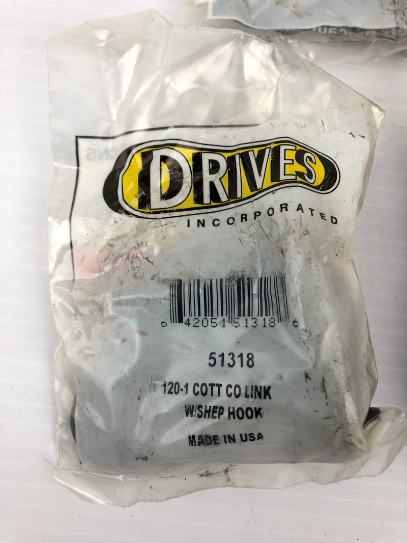 Drives 120-1 Cott Co Link with Shep Hook 51318 - Lot of 3