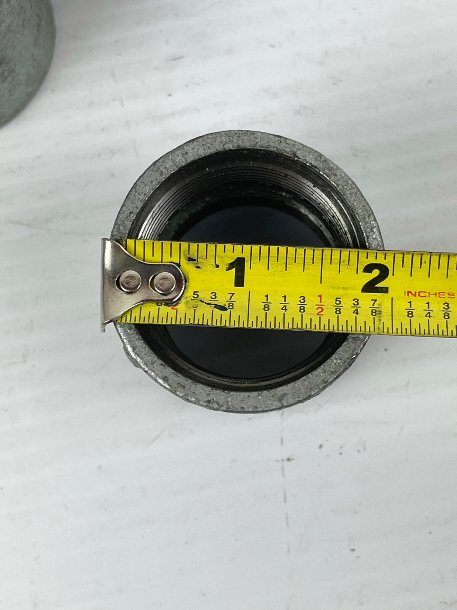Threaded Steel Pipe Fitting Connector marked 1-1/4 Lot of 3