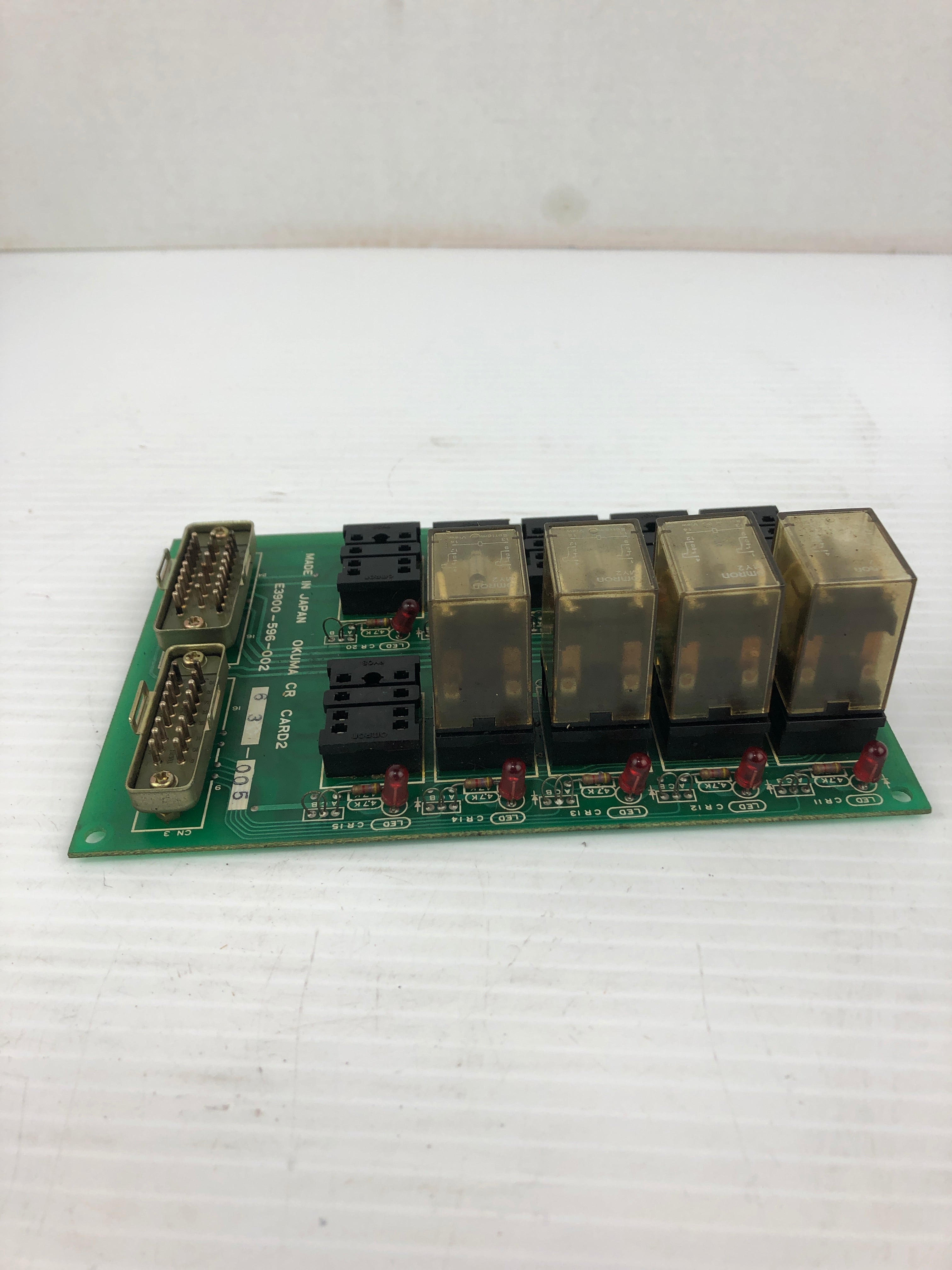 Okuma E3900-596-002 CR Card2 Relay Board with 4 Relays