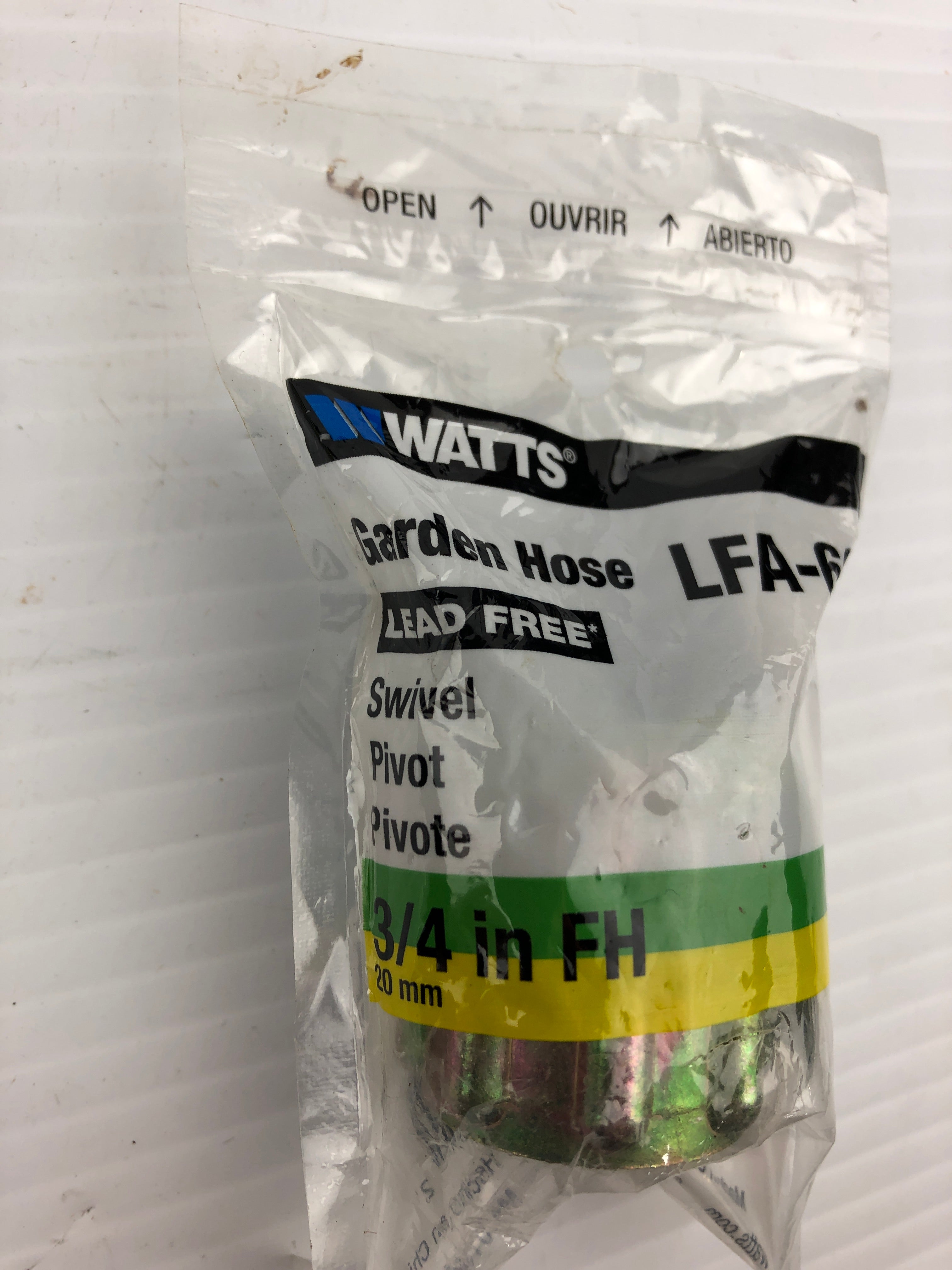 Watts LFA-662 Swivel Garden Hose Adapter - Lot of 3