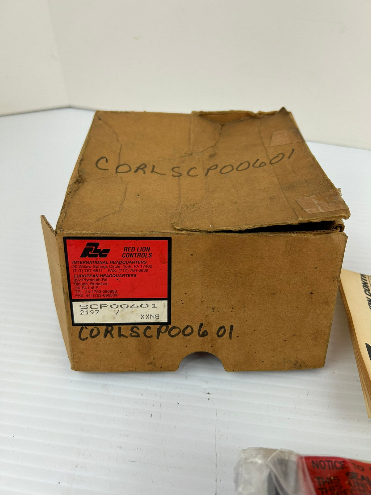 Red Lion Controls SCP00601 Counter 100 Khz Presettable Model SCP